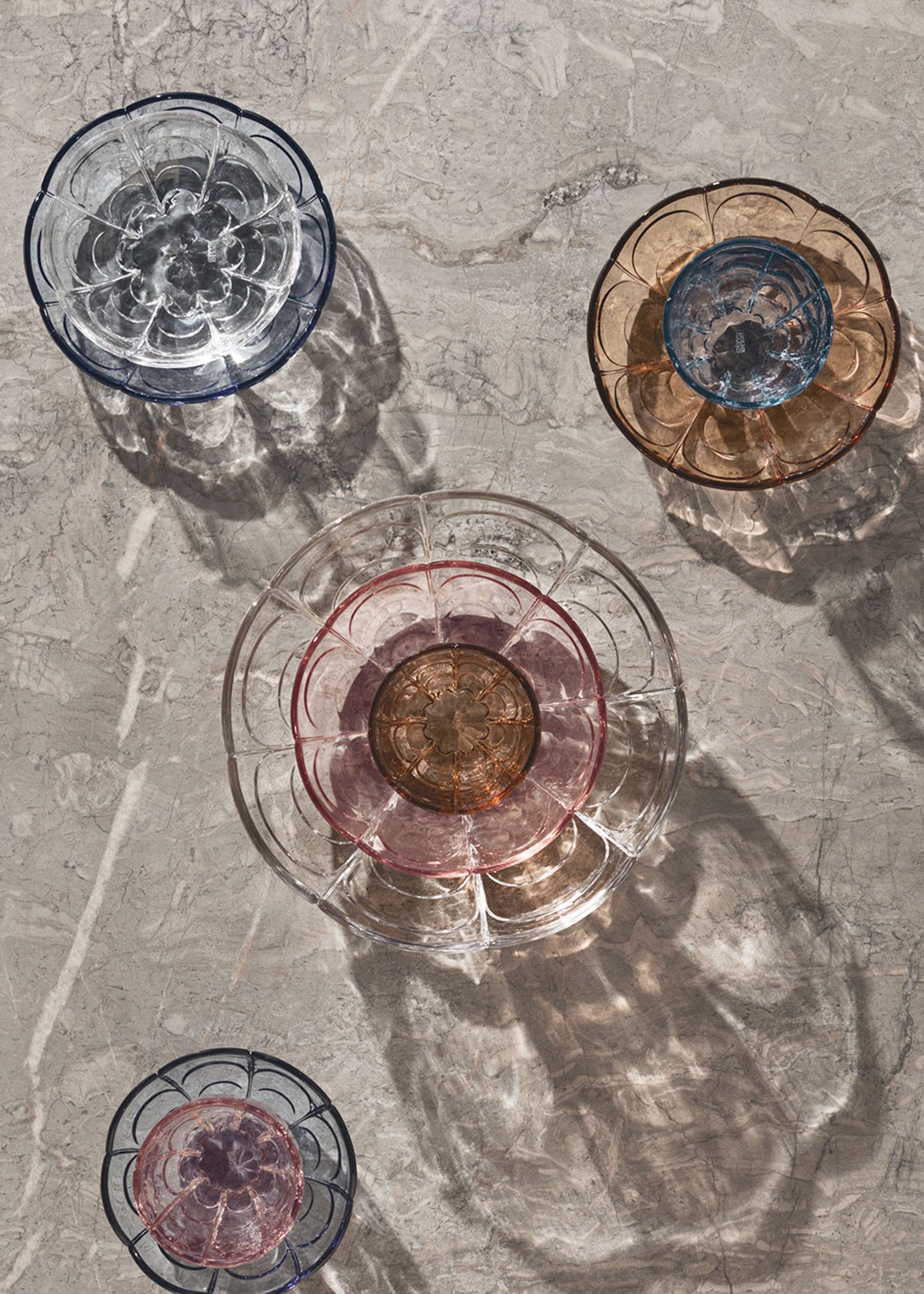 Holmegaard - Glas - Lily Tumbler - Blue Iris (2 pcs.)