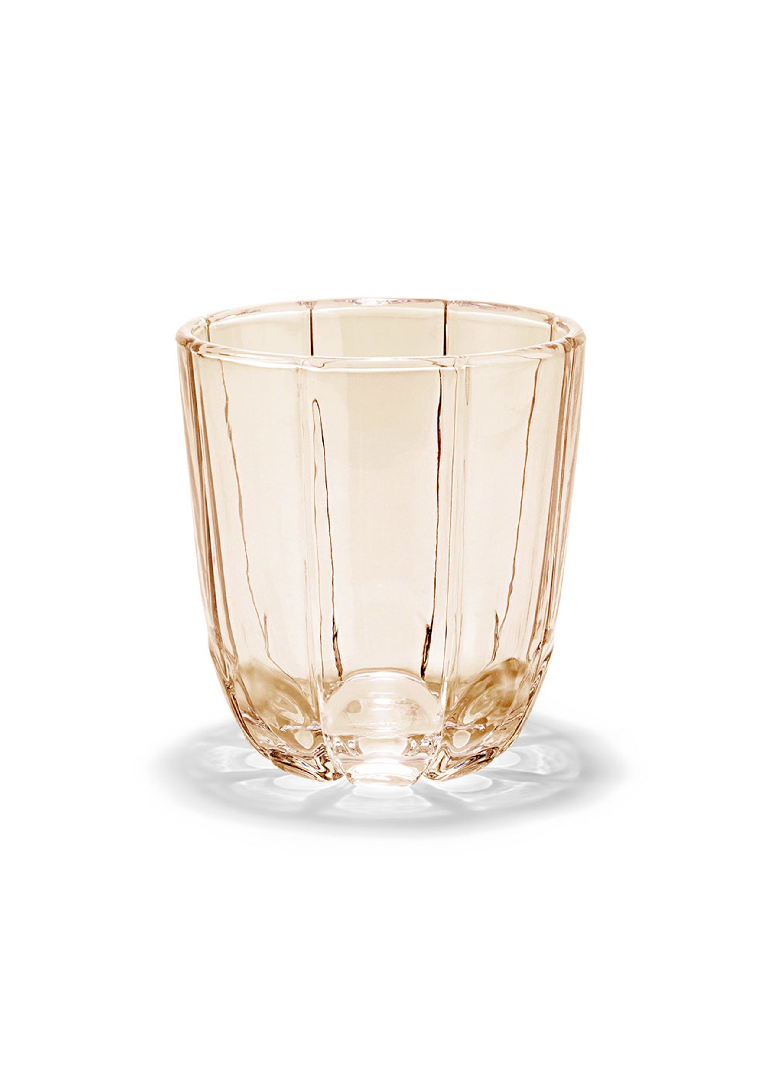 Holmegaard - Vetro - Lily Tumbler - Toffee Rose (2 pcs.)