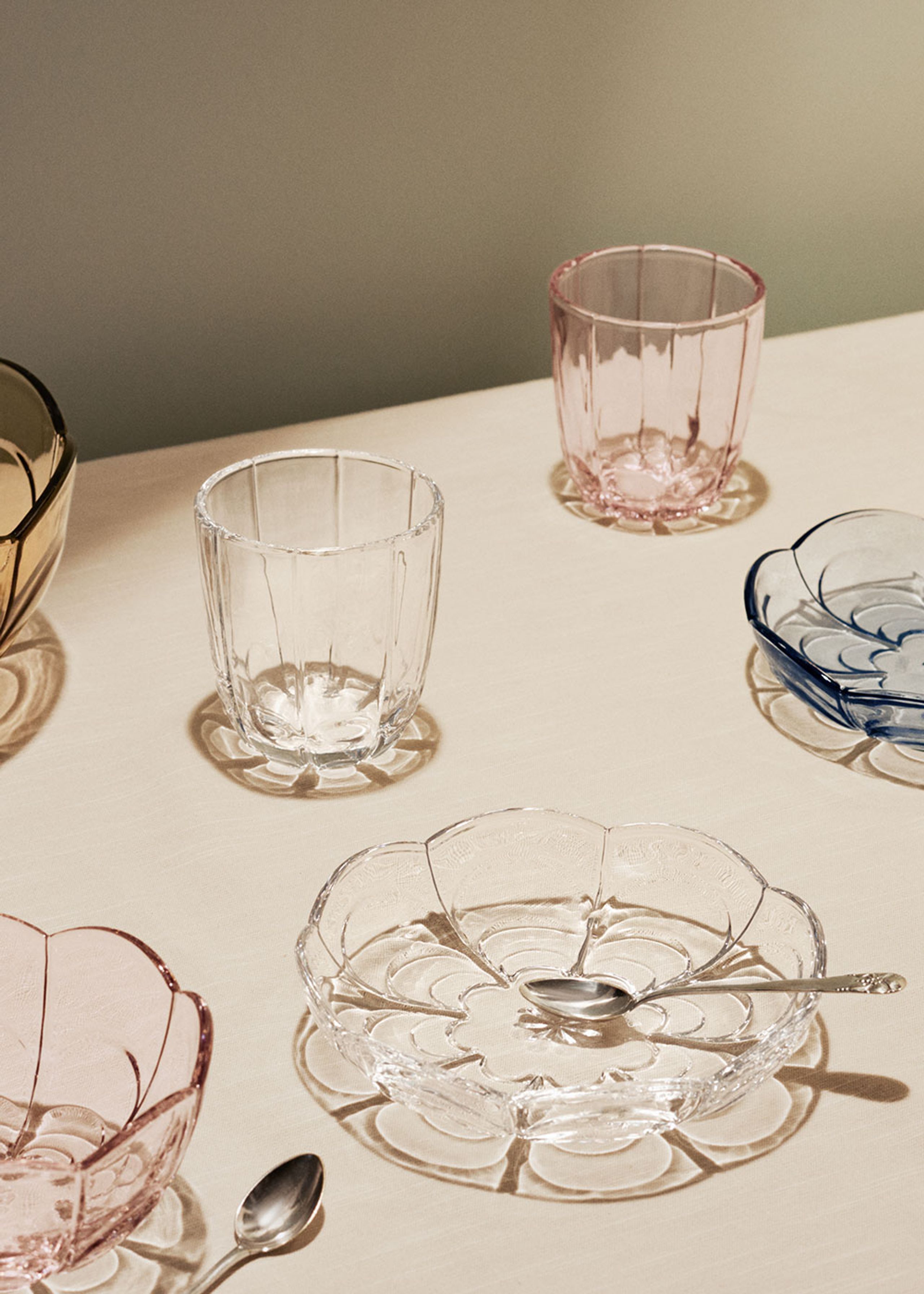 Holmegaard - Teller - Lily Dessert Plate - Clear (2 pcs.)