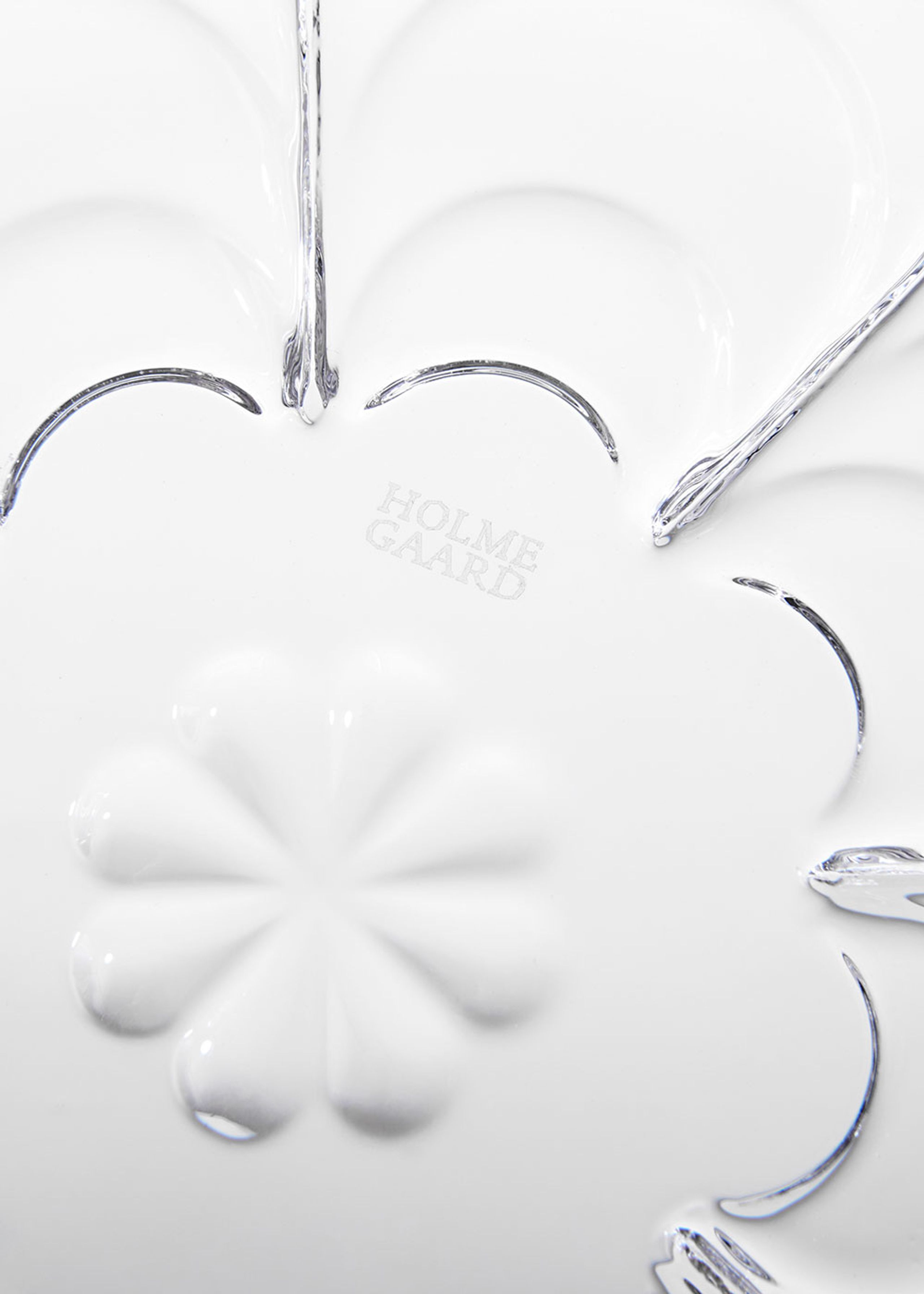 Holmegaard - Teller - Lily Dessert Plate - Clear (2 pcs.)