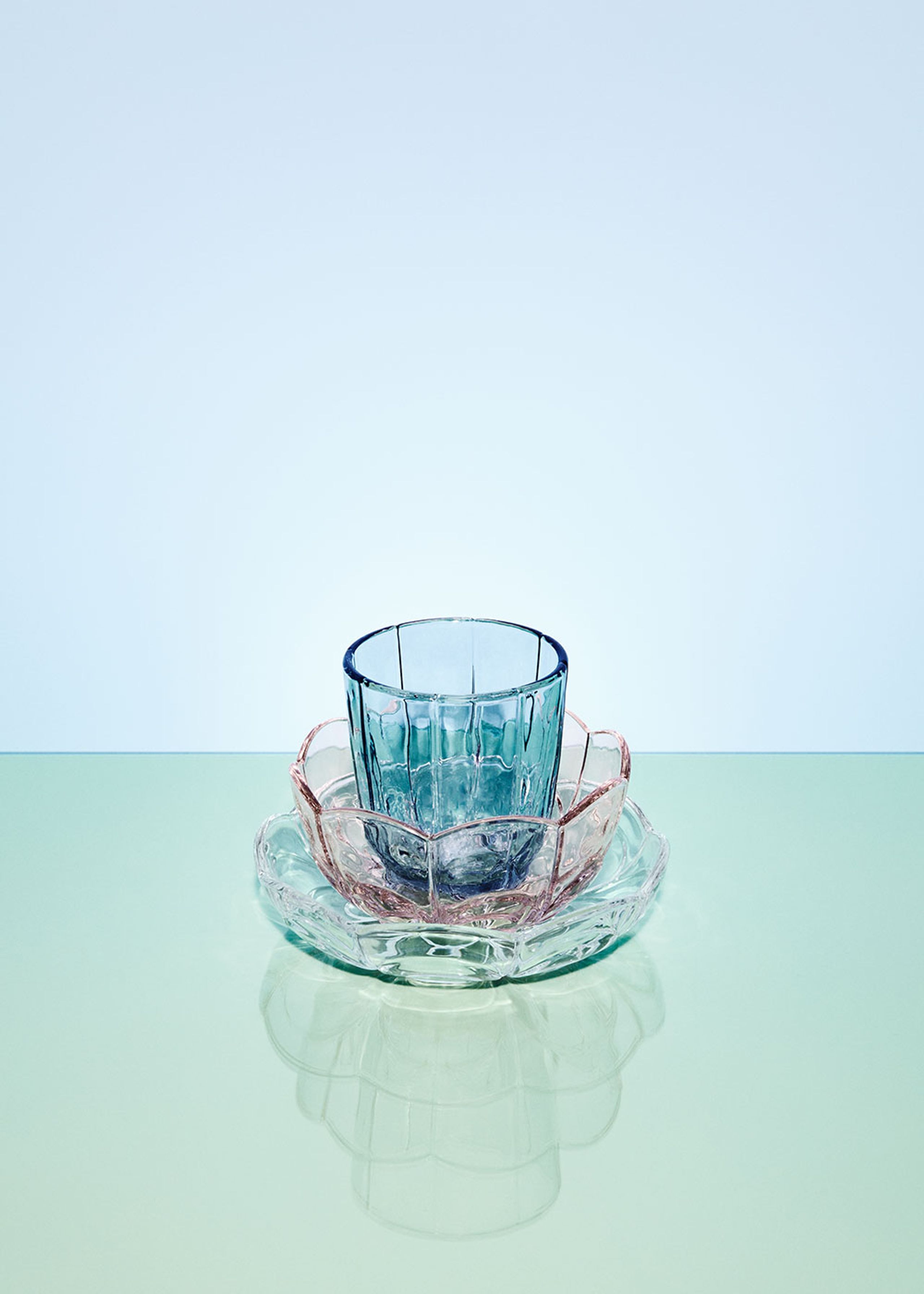 Holmegaard - Teller - Lily Dessert Plate - Clear (2 pcs.)