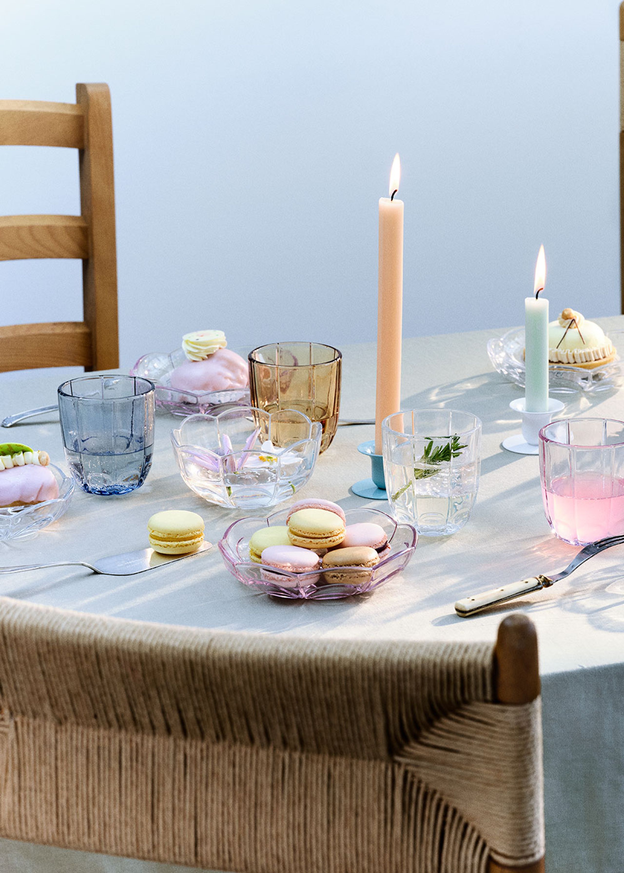 Holmegaard - Teller - Lily Dessert Plate - Clear (2 pcs.)