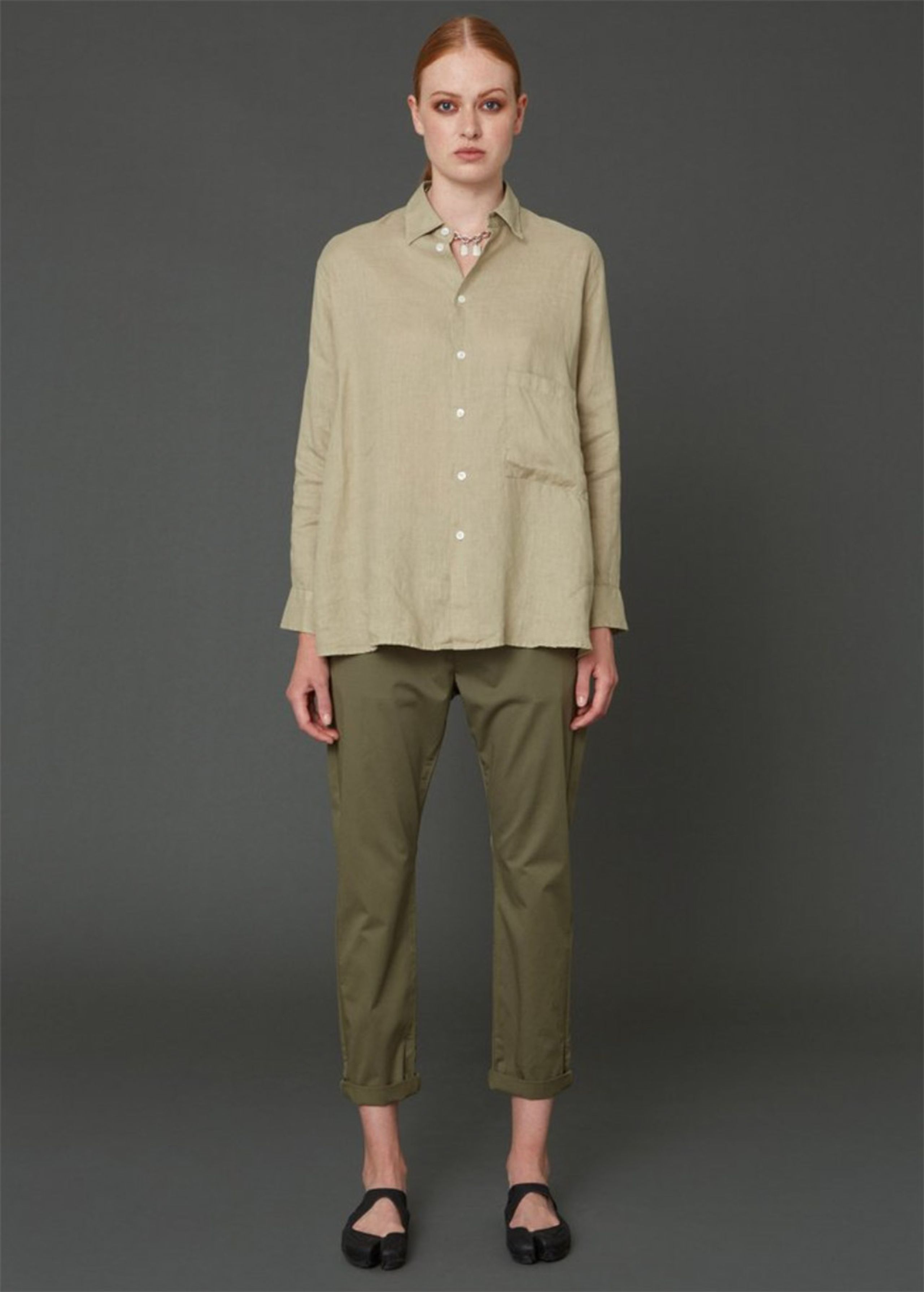 HOPE - Bukser - News Edit Trouser - Khaki Green