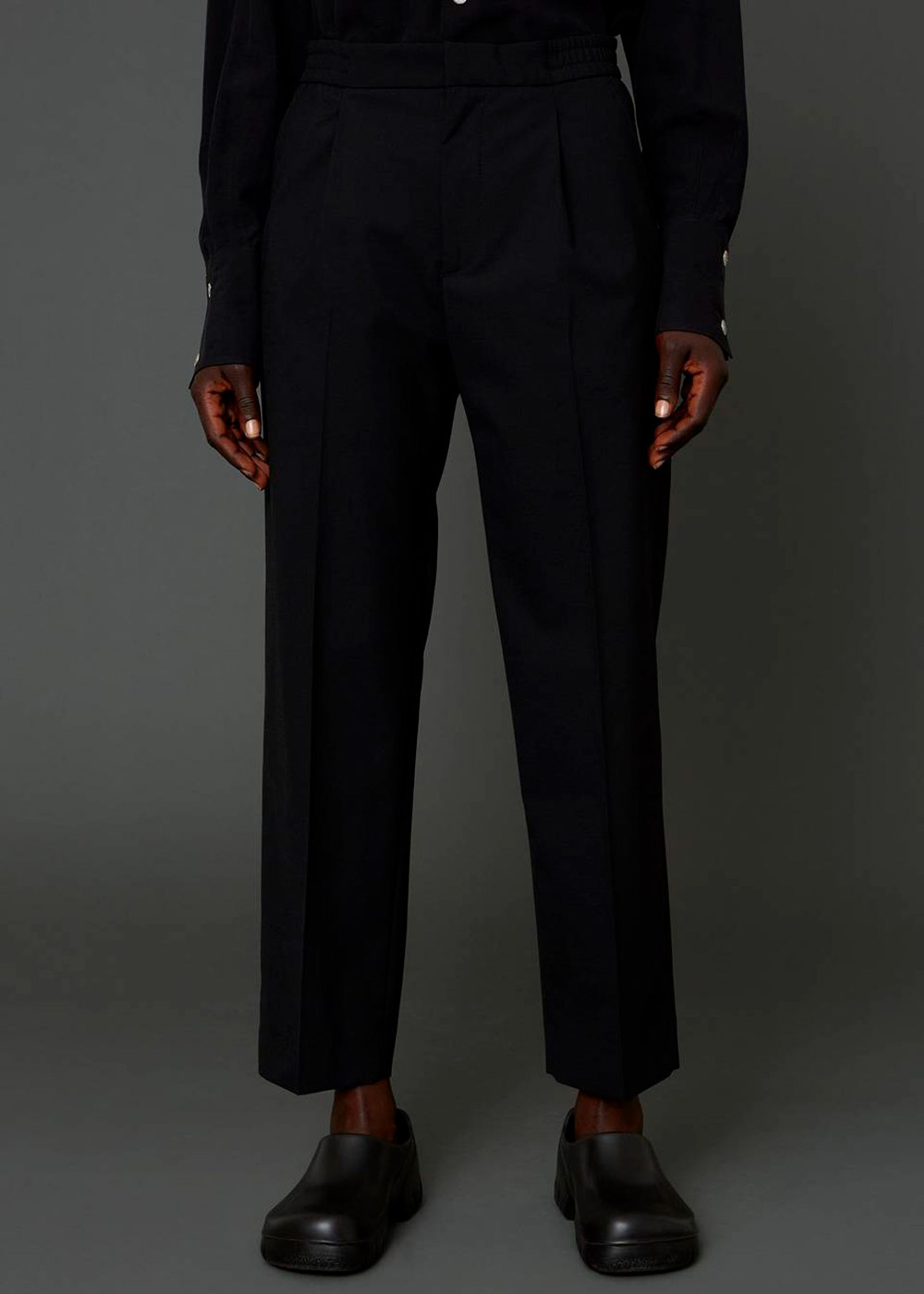 HOPE - Housut - Pace Trousers - Black Suit