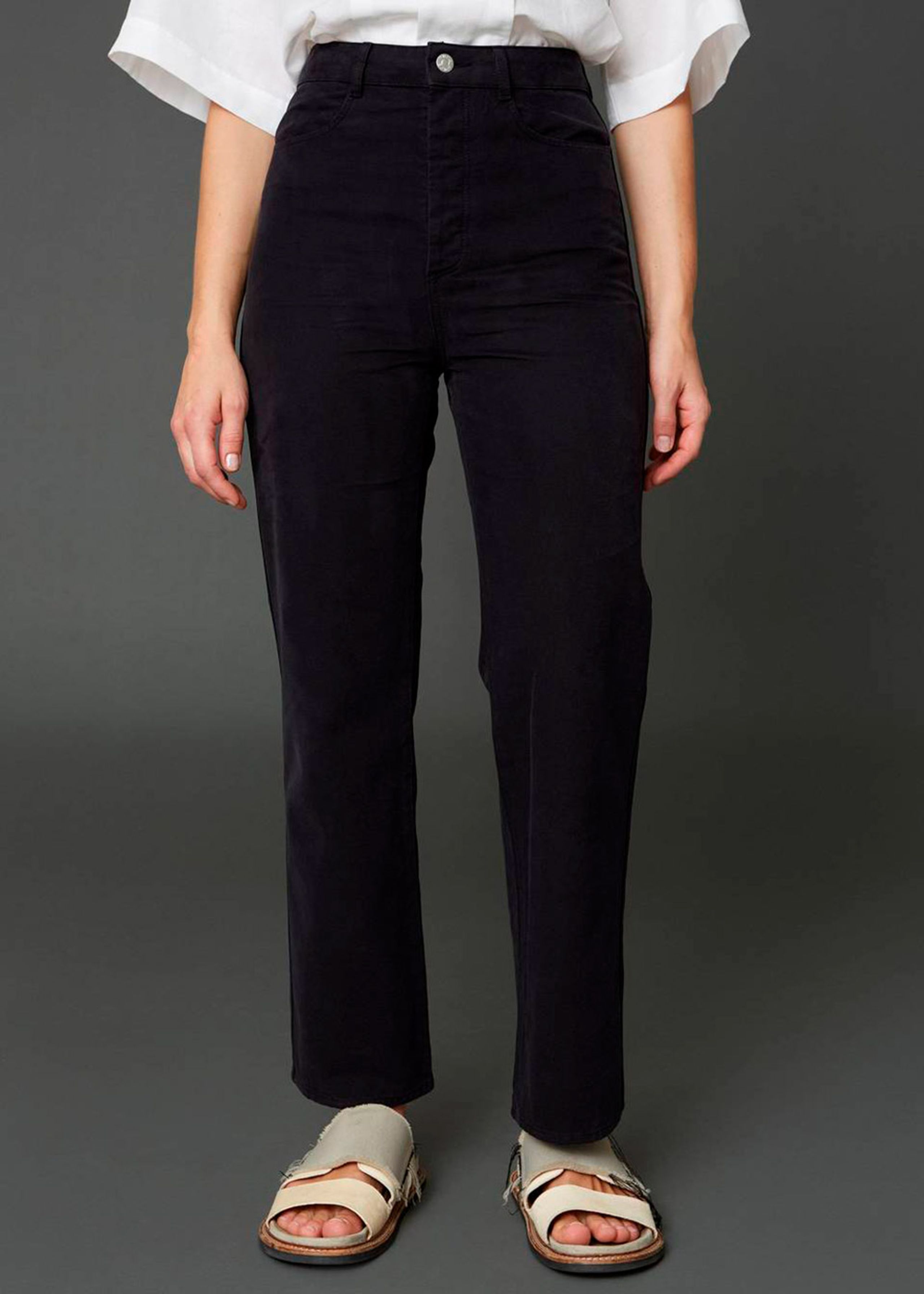HOPE - Pants - Stock Trousers SS22 - Black