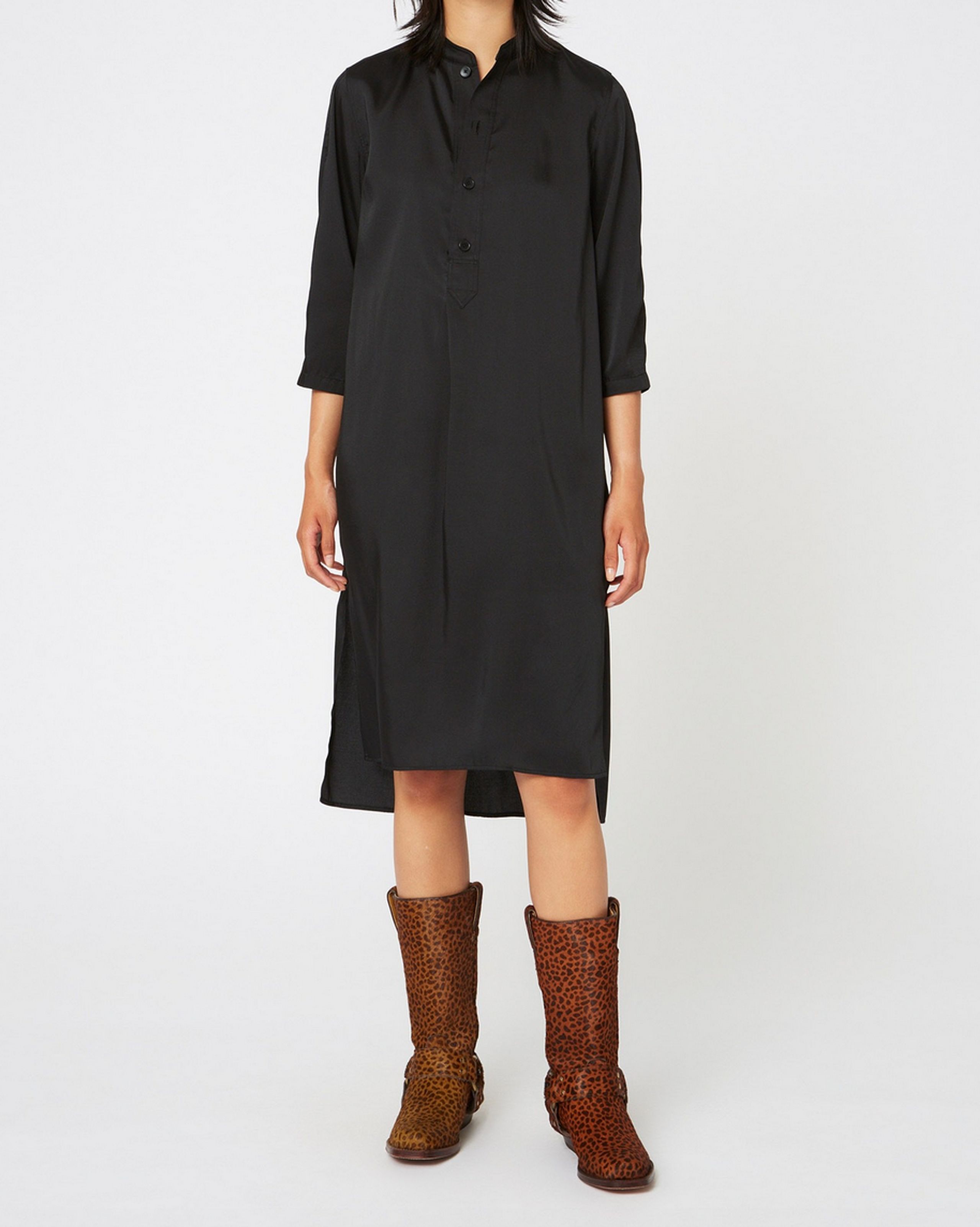 HOPE - Dress - Flex Dress AW20 - Shiny Black