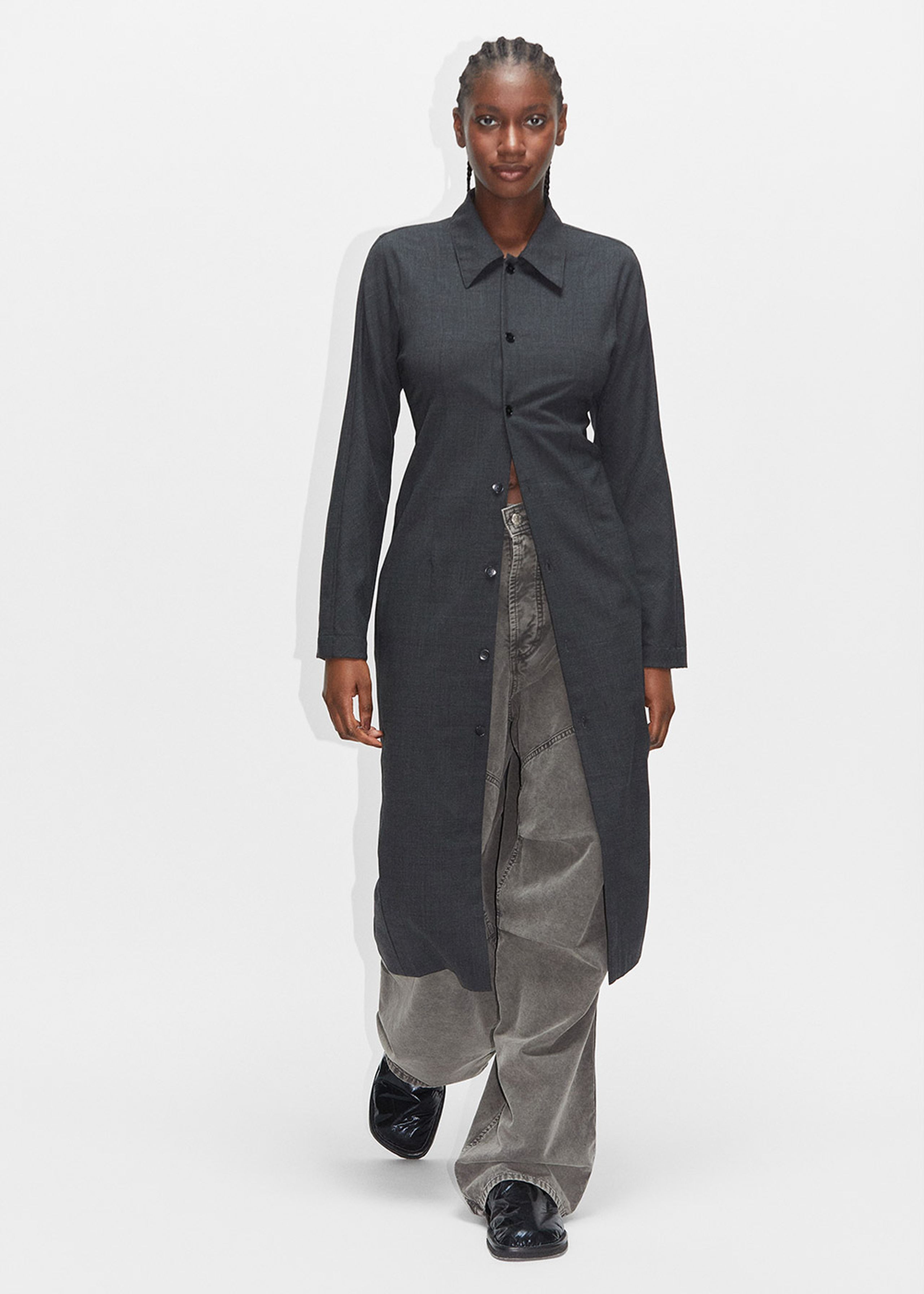 HOPE - Dress - Therm Dress - Dark Grey Melange