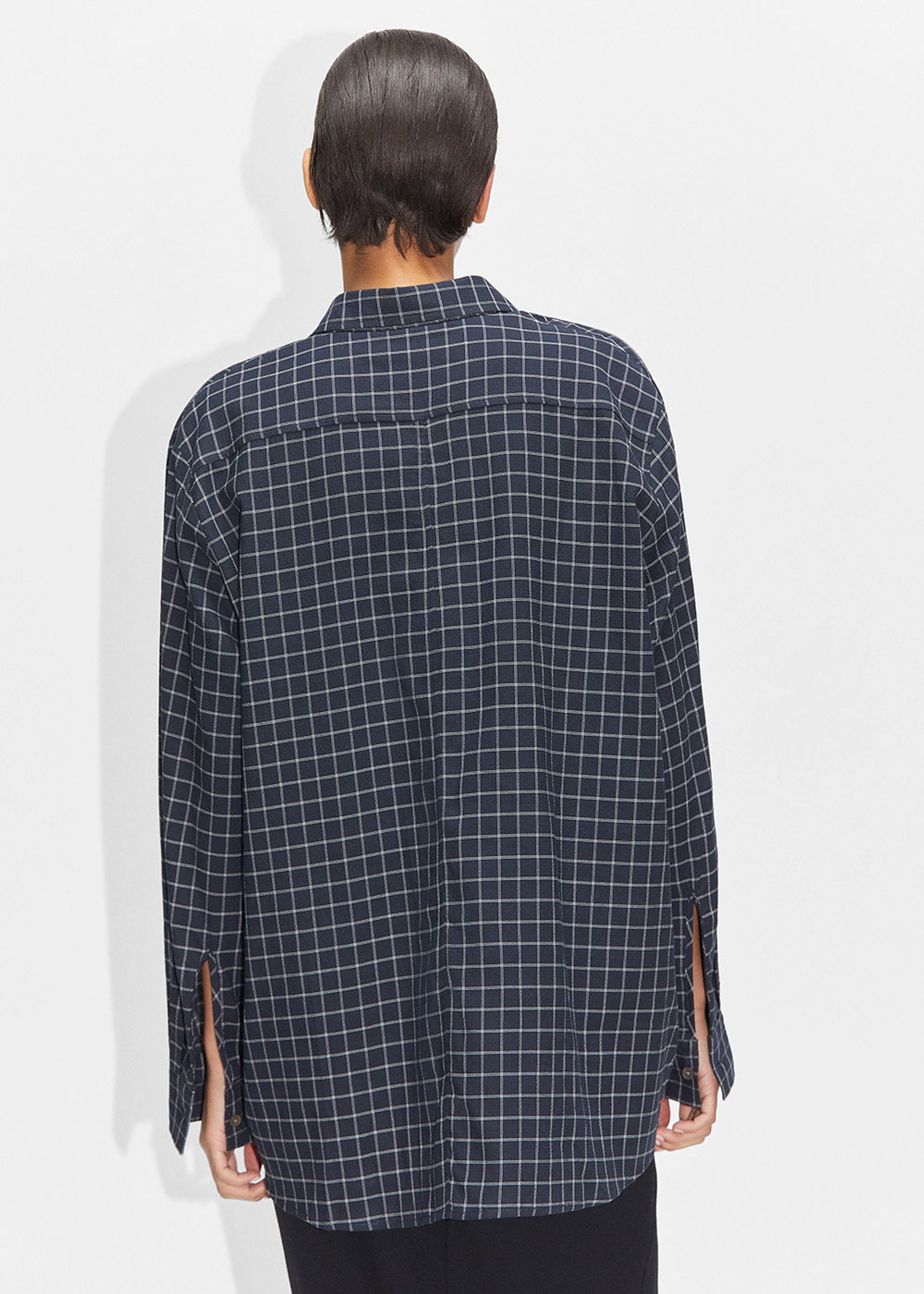 HOPE - Overhemden - Elma Edit Check Shirt - Black Check