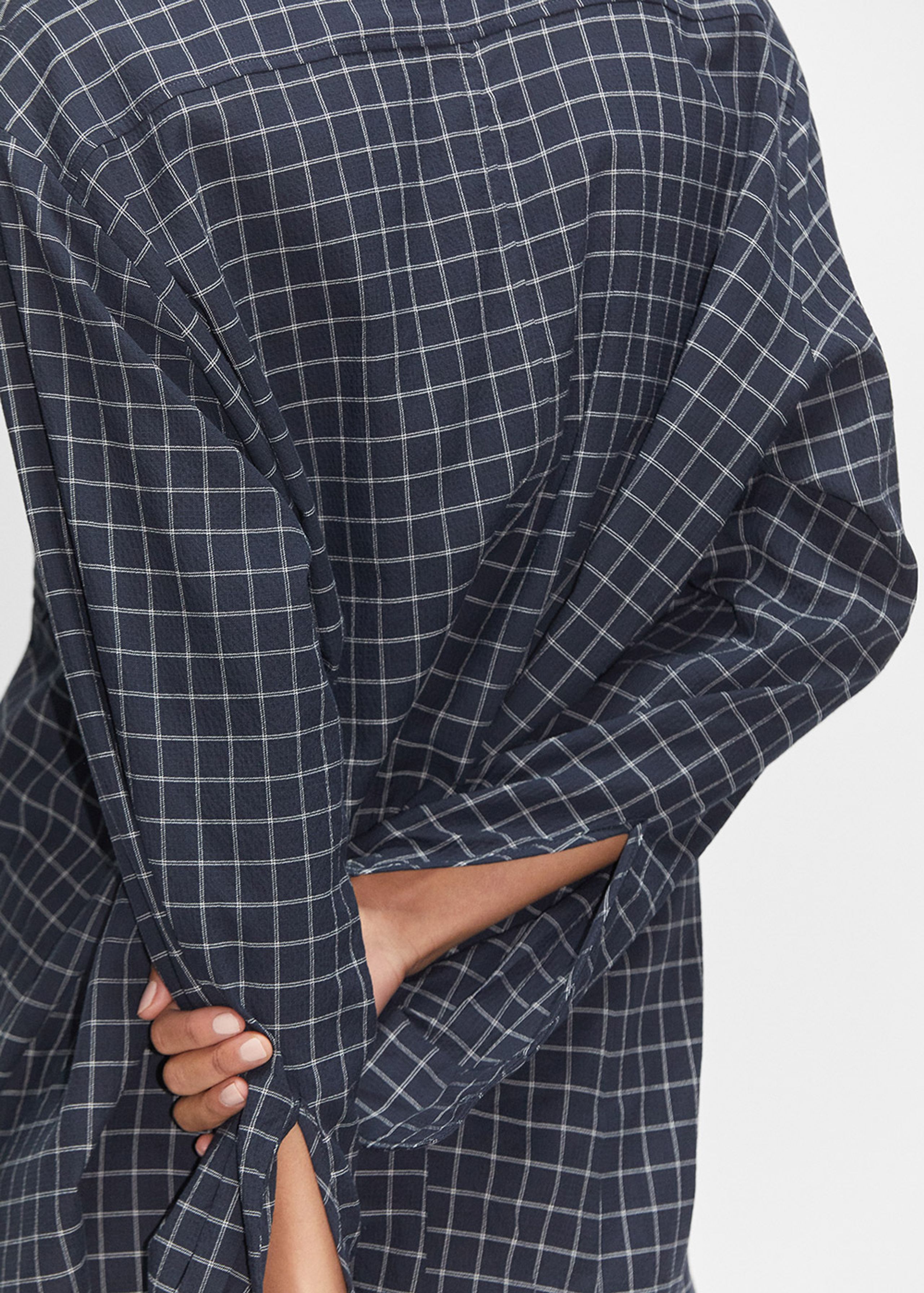 HOPE - Overhemden - Elma Edit Check Shirt - Black Check