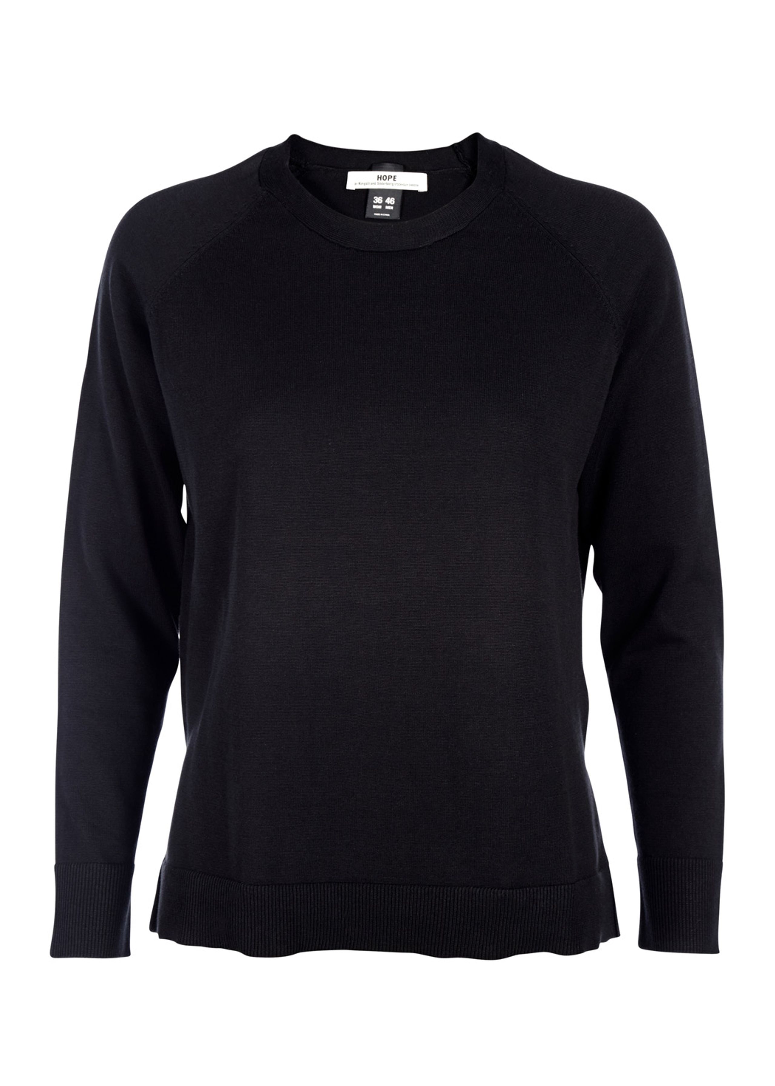 HOPE - Sweater - Liv Cotton Sweater - Black