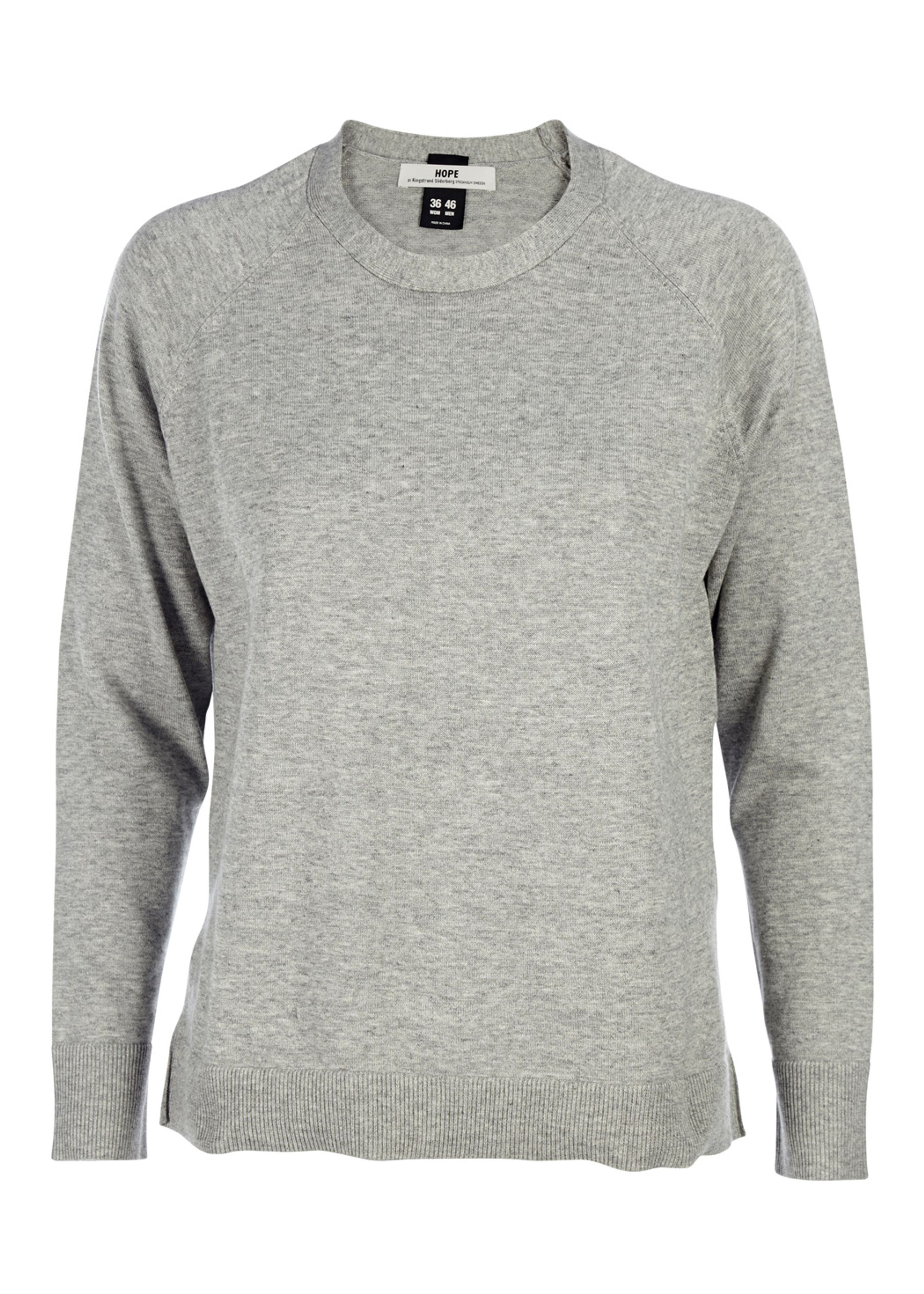 HOPE - 1 - Liv Cotton Sweater - Lysegrå