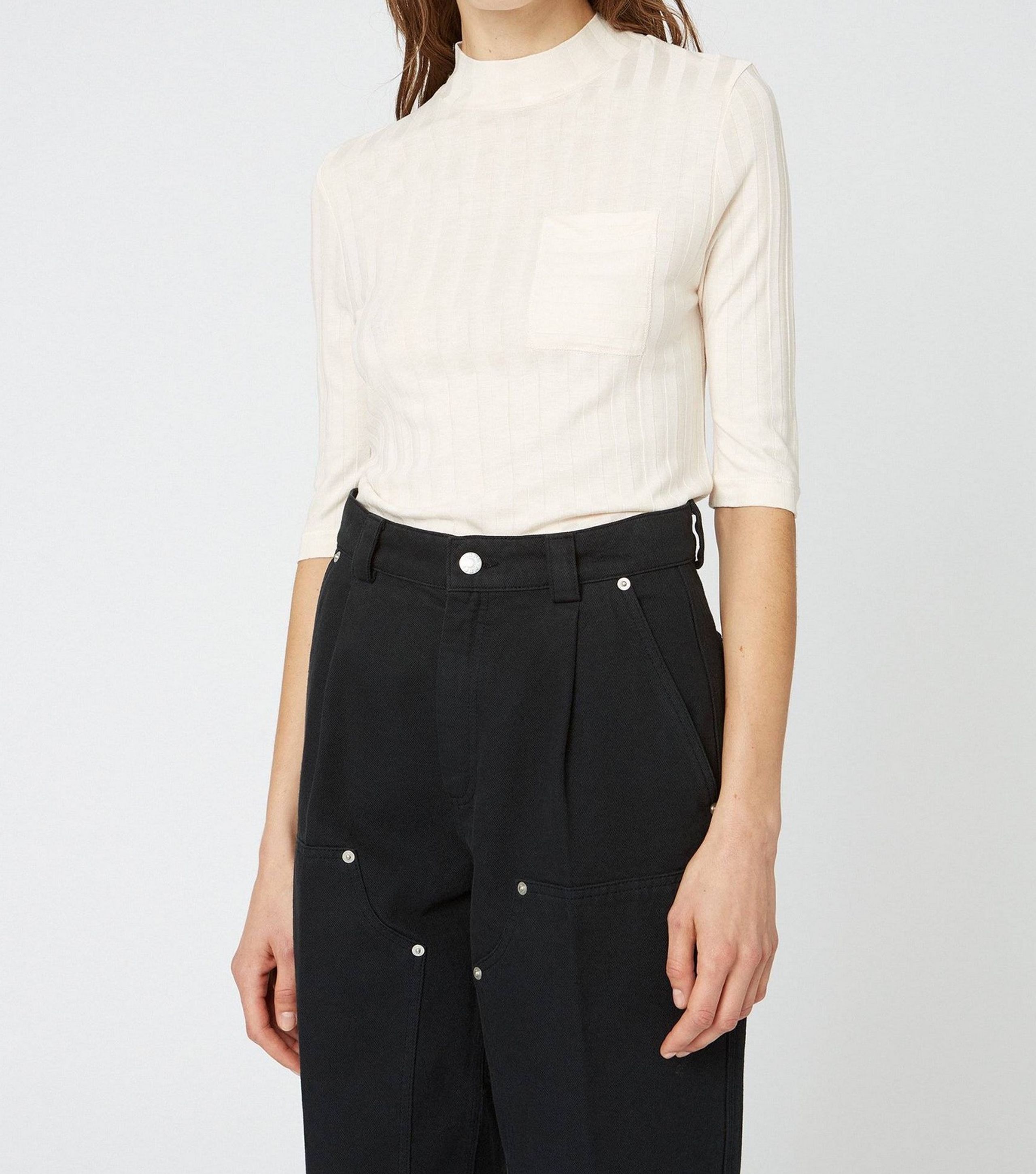 HOPE - T-shirt - Mock Tee - Offwhite