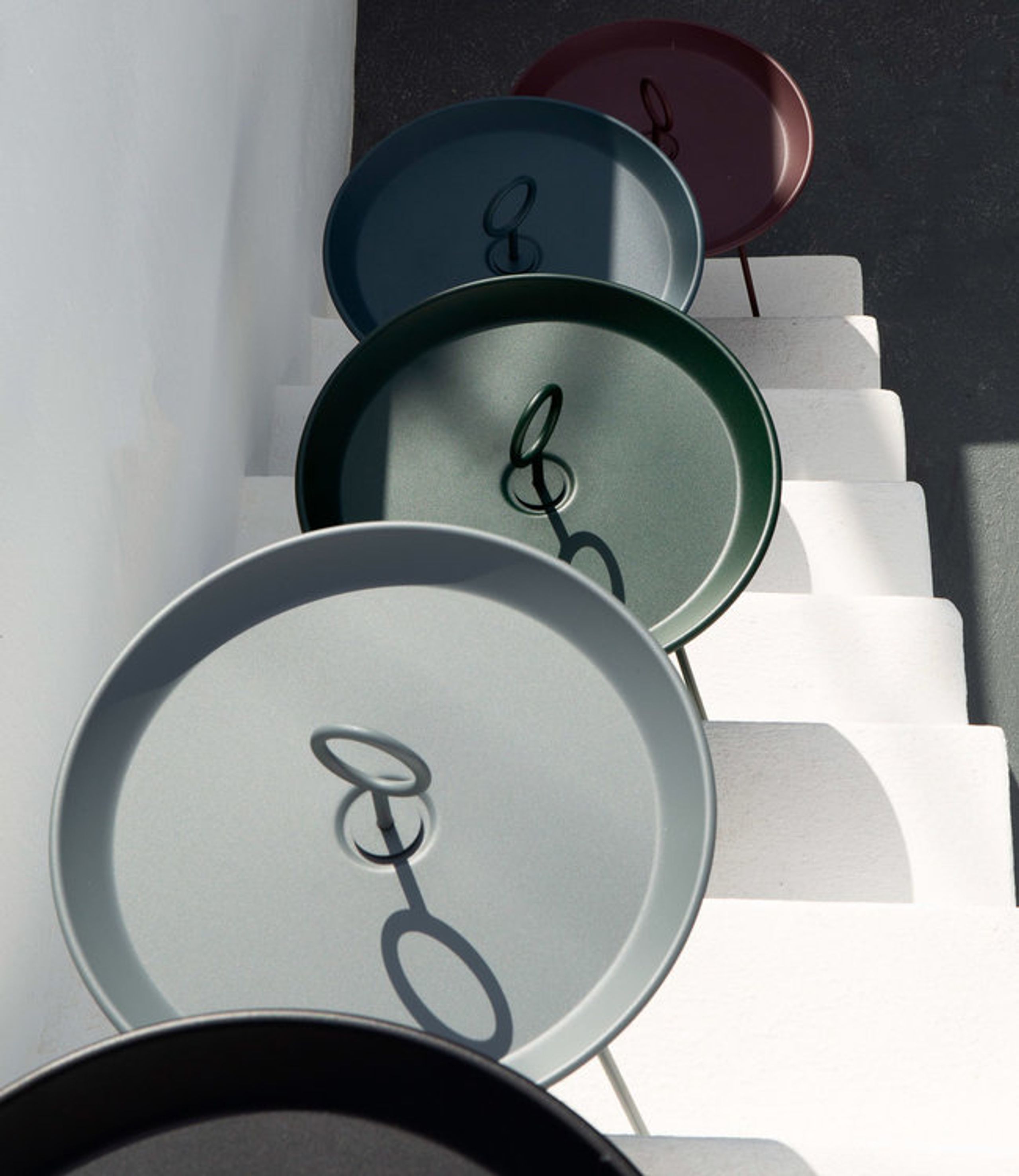 HOUE - Fußbank - Reclips Footrest - Dark Grey Ø45