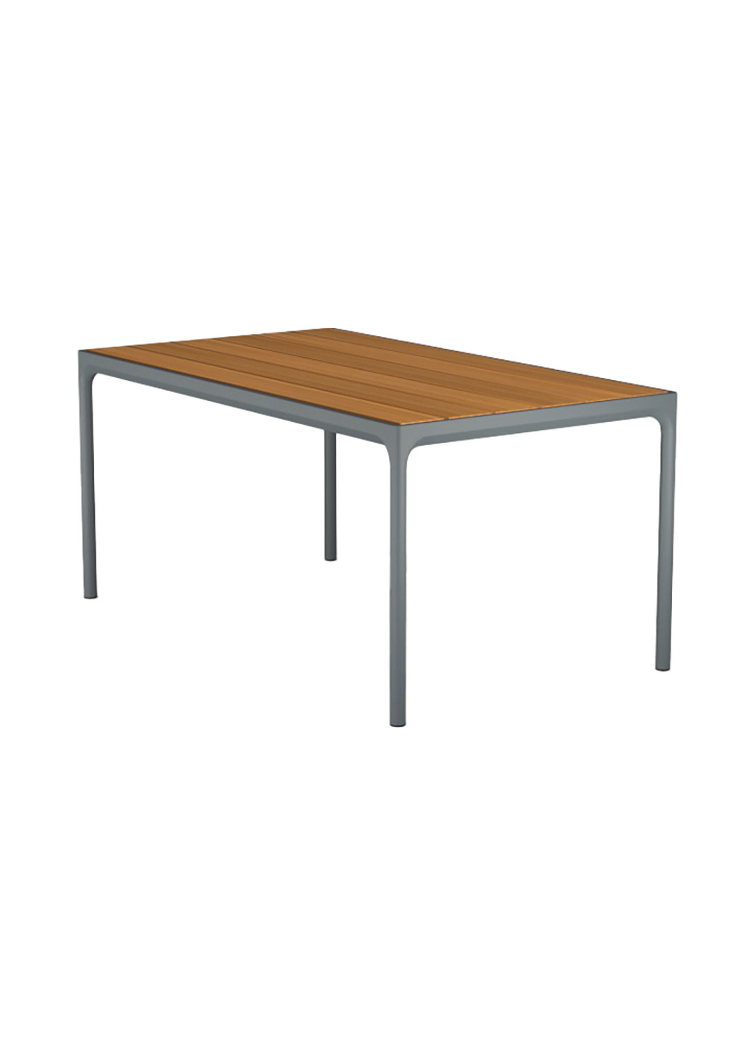 HOUE - Havebord - FOUR Table - Grey/Bamboo 90x160