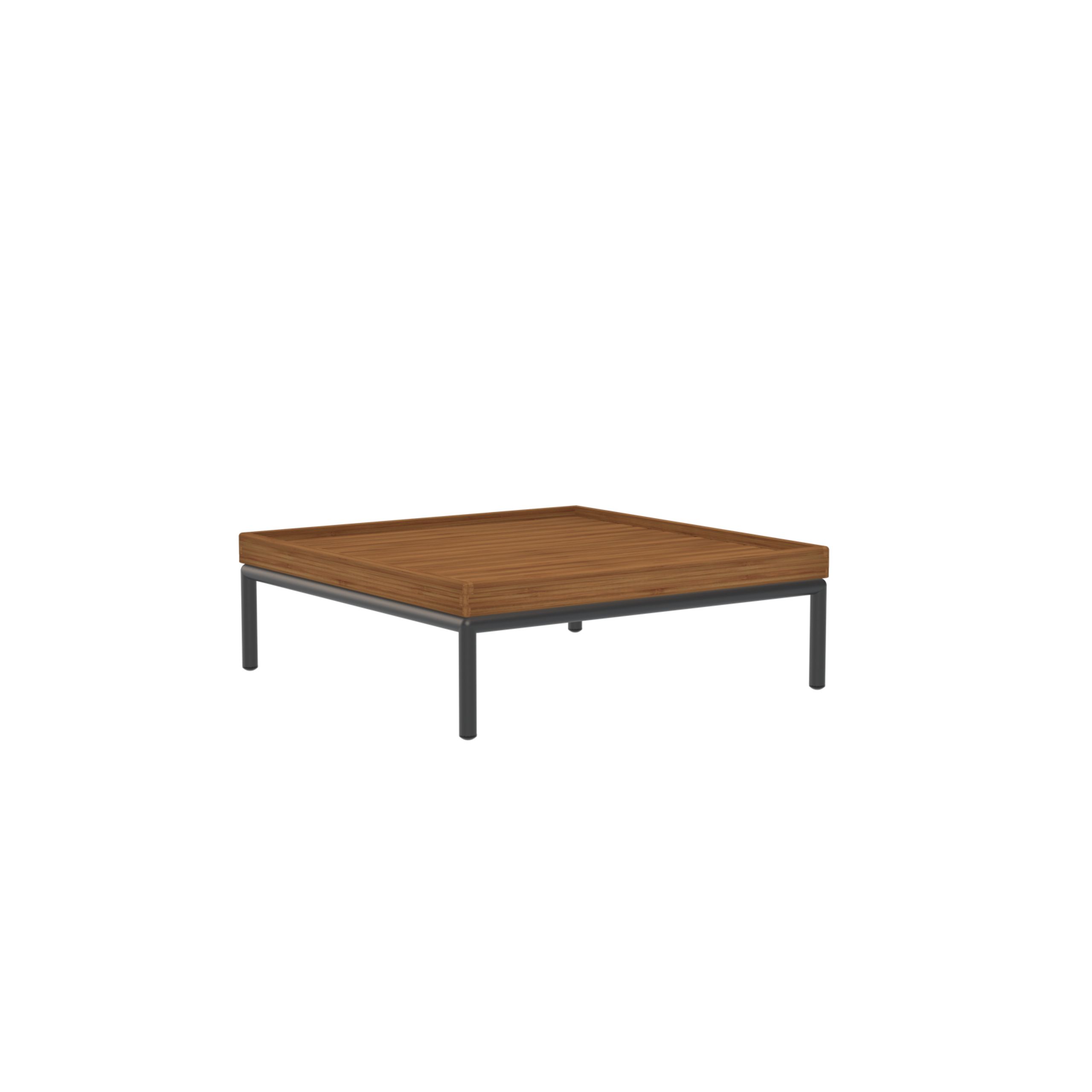 HOUE - Záhradný stôl - LEVEL / Table - Bamboo/Dark Grey Coffee Table