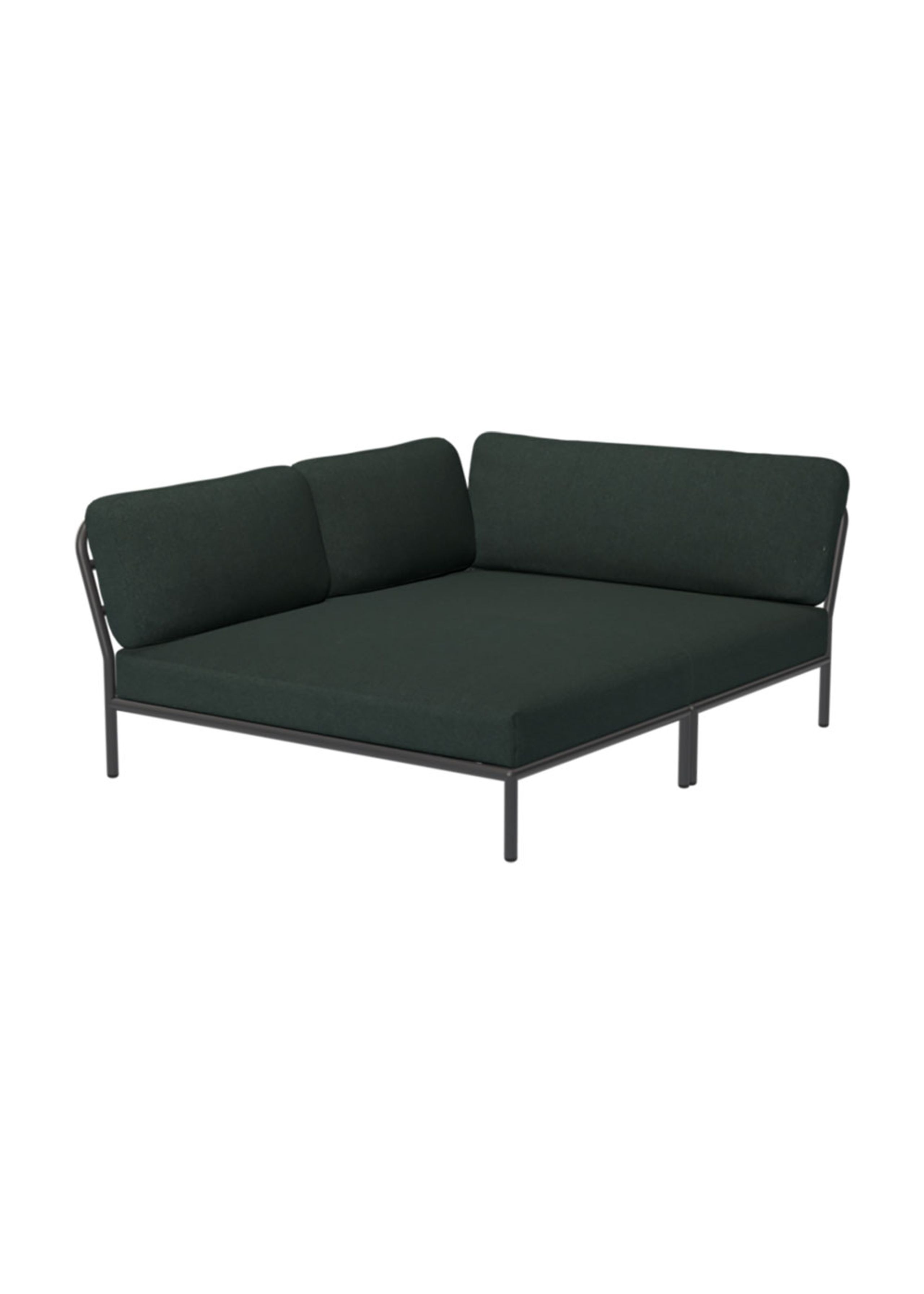 HOUE - Havemøbelsæt - LEVEL / Left Cozy Corner - Alpine/Dark Grey