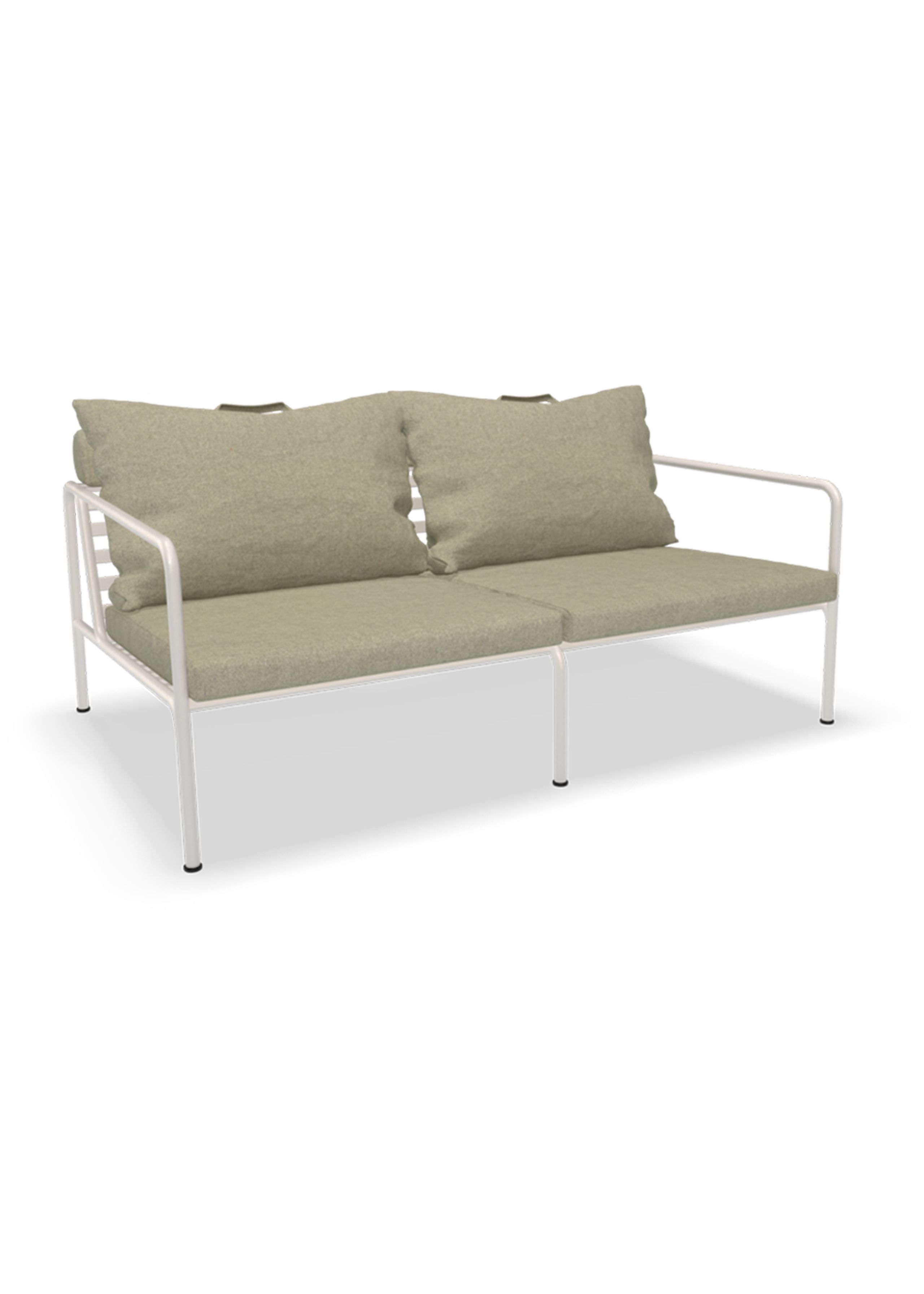 HOUE - Kanapa ogrodowa - AVON 2-Seater Sofa - Moss/Muted White