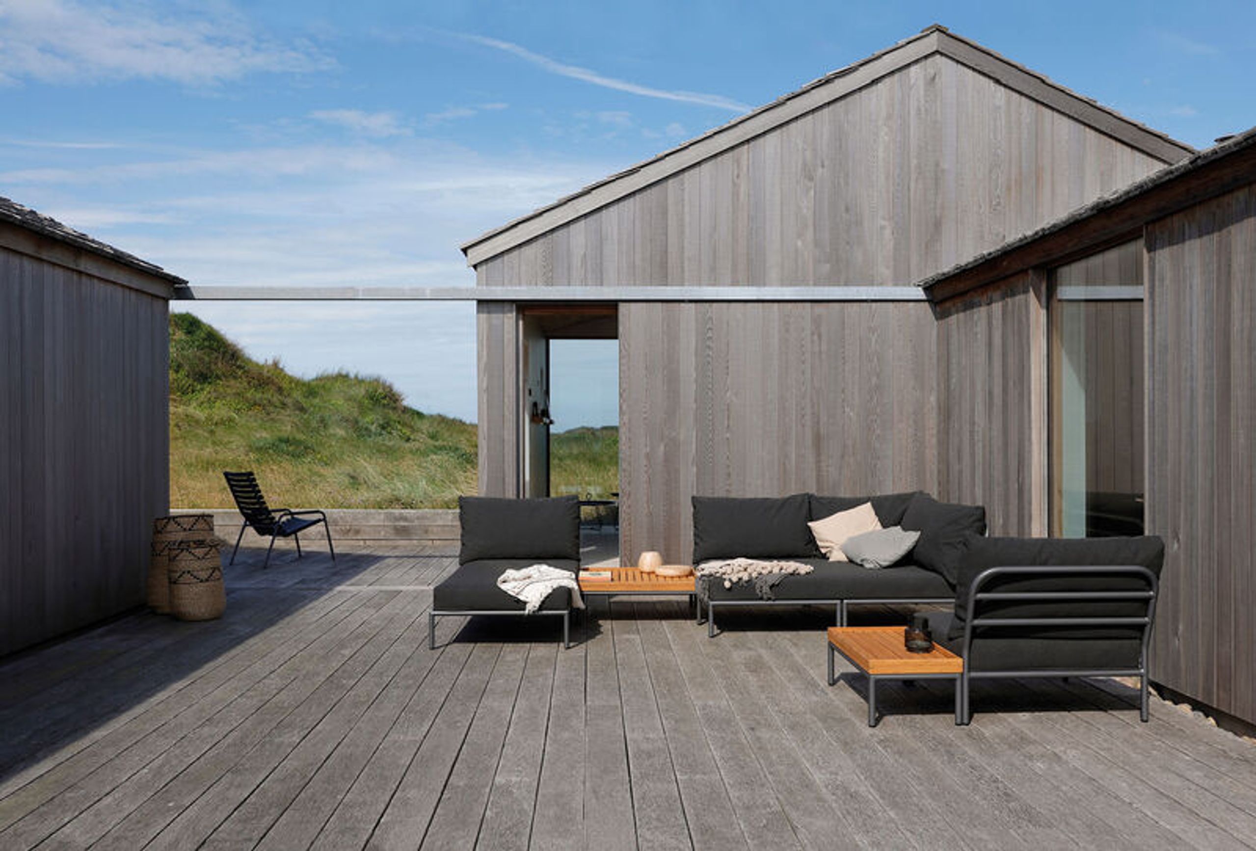 HOUE - Havesofa - LEVEL 2 / Lounge Chair - Dark Grey/Dark Grey