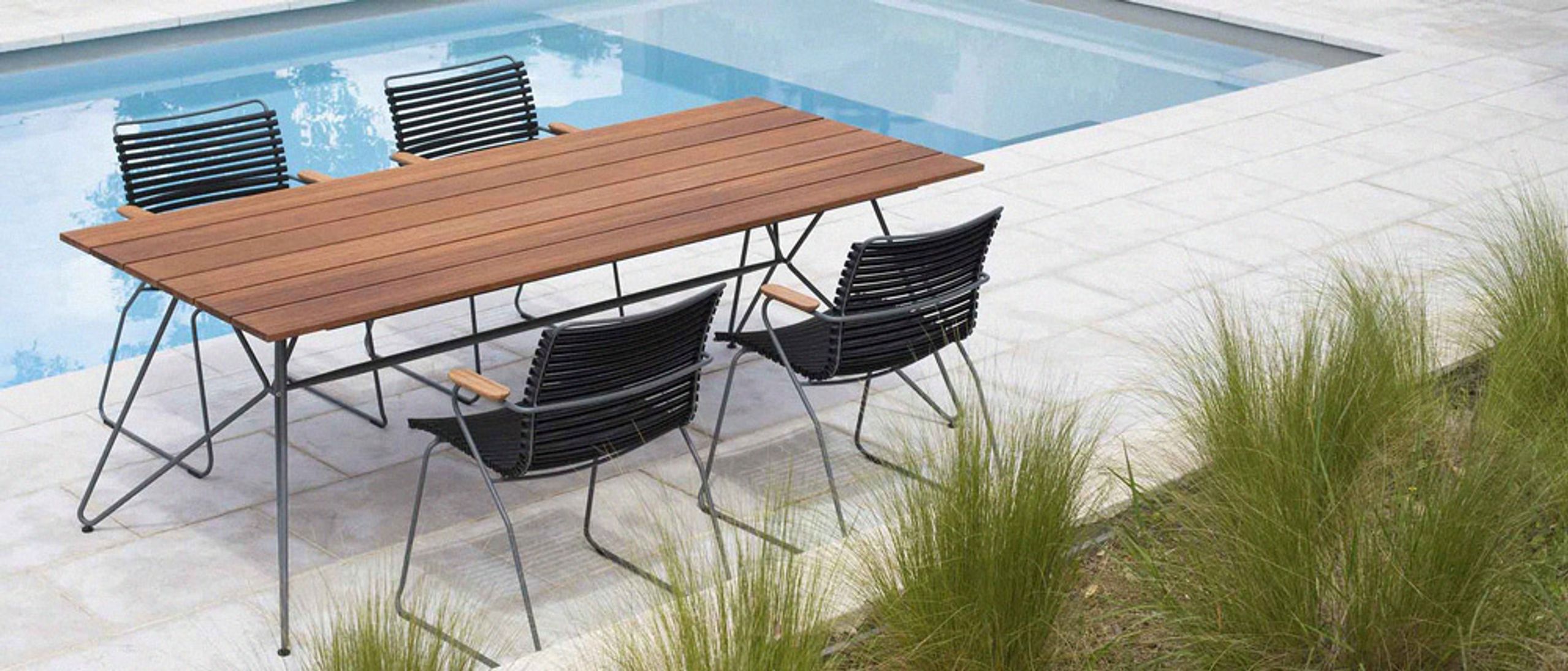 HOUE - Matbord - Sketch Dining Table - Small - Bamboo/Grey