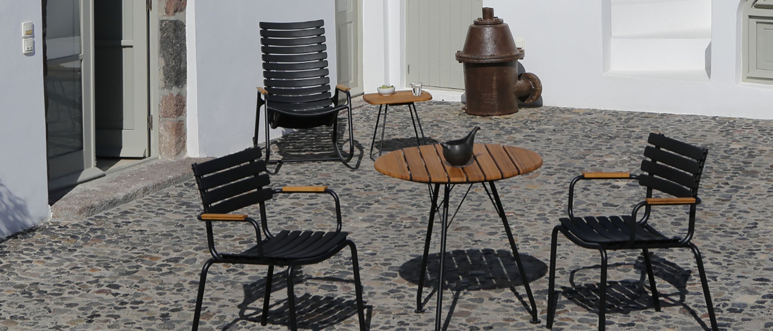 HOUE - Spisebord - Circum Cafe Table - Bamboo/Black