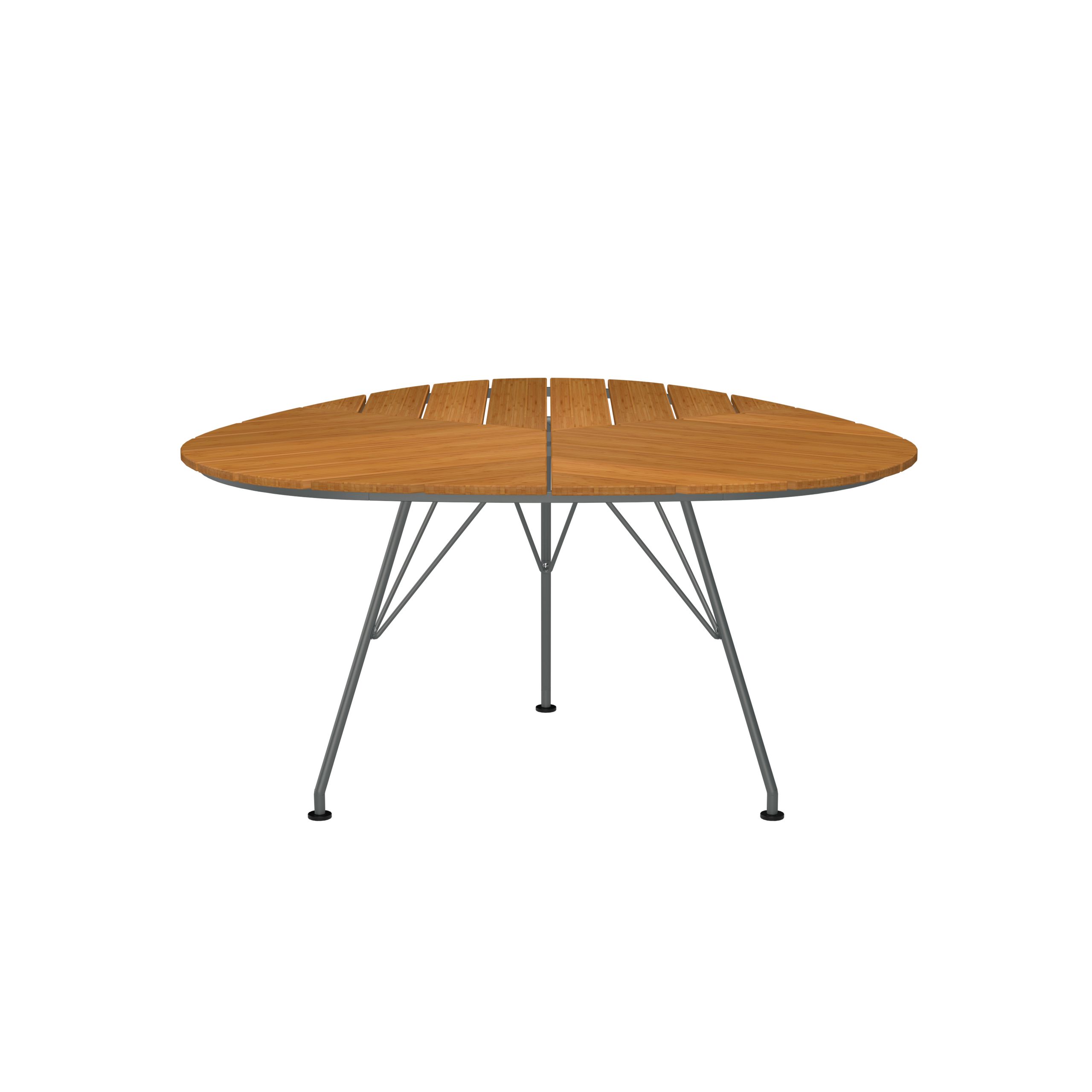 HOUE - Stół jadalny - Leaf Dining Table - Table top: Bamboo / Frame: Grey