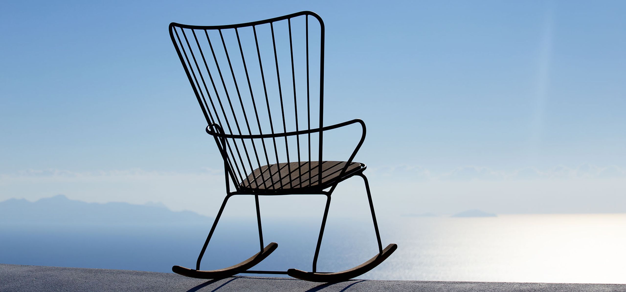 HOUE - Chair - Paon rocking chair - Black