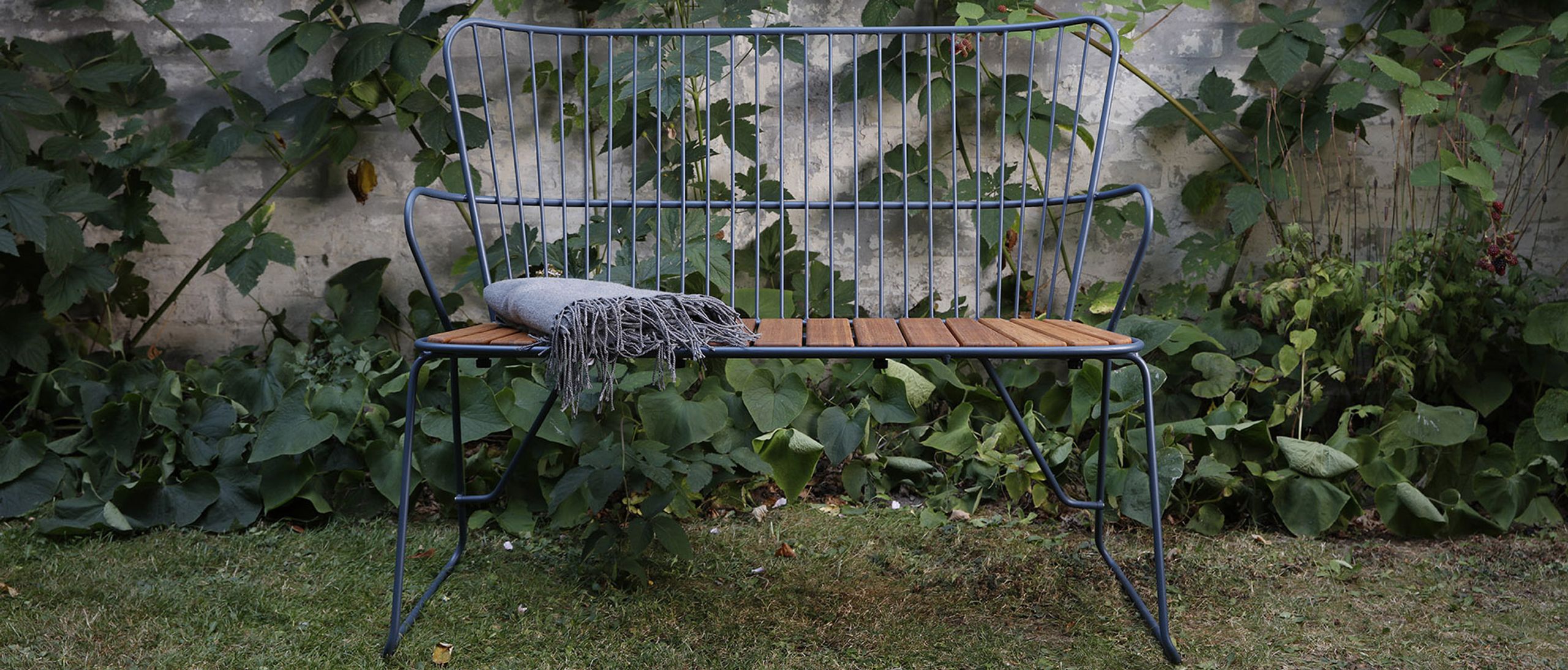 HOUE - Stol - Paon bench - Midnat blå