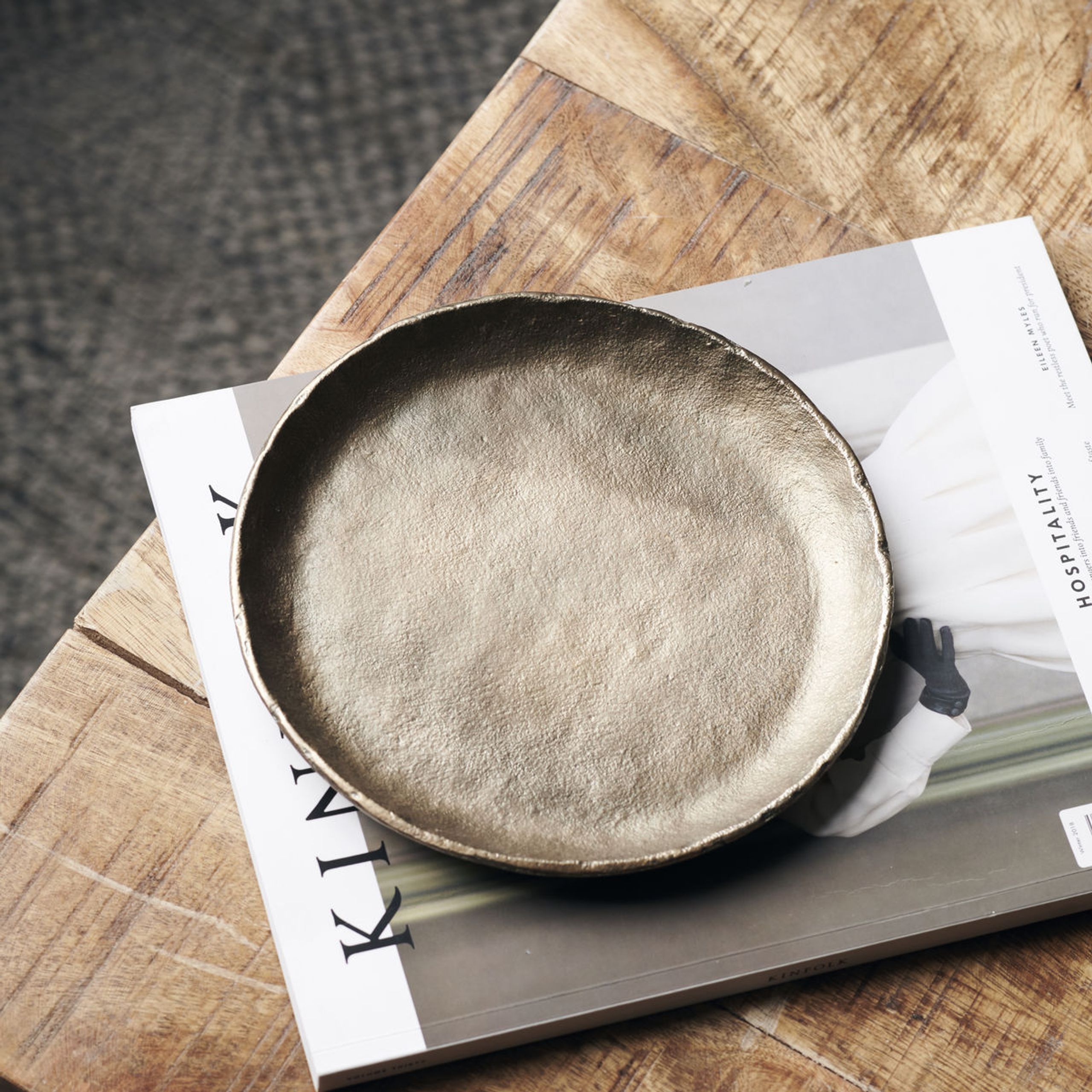 House doctor - Dish - Trib Tray - Brass Finish