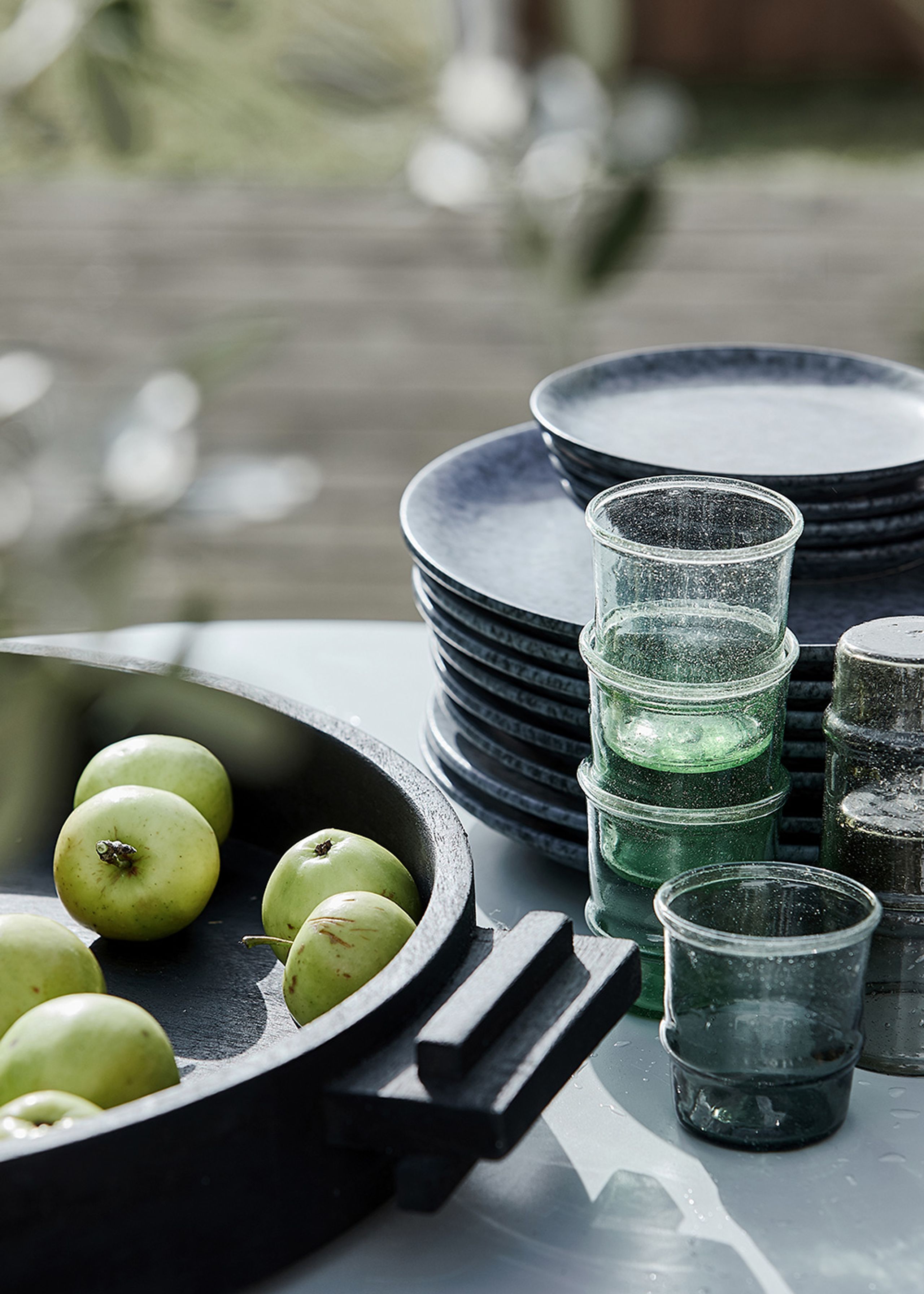 House doctor - Szkło - Jeema Tumbler - Dark Green