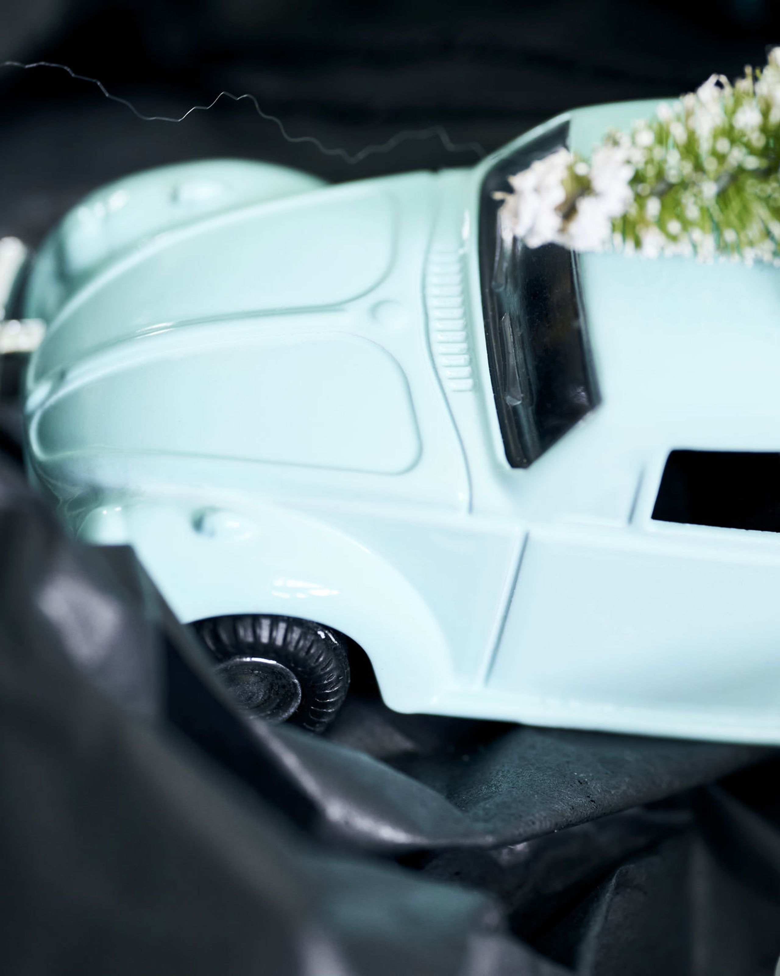 House doctor - Decorações natalinas - XMAS Car - Light Blue - Mini