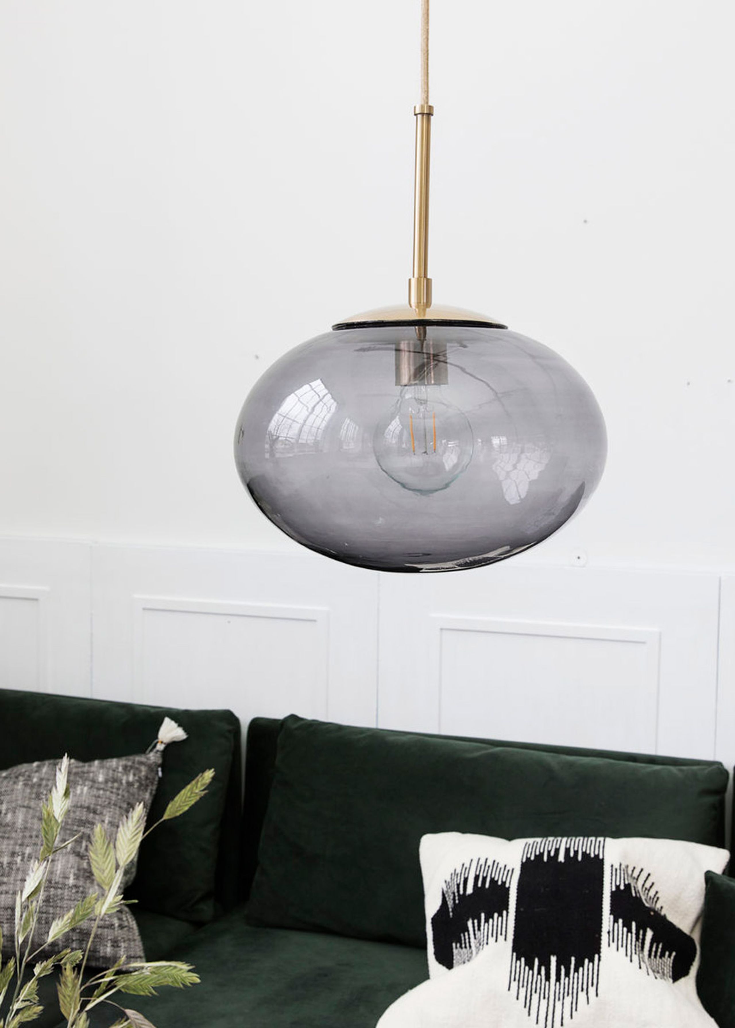 House doctor - Lamp - Opal Lamp - Large - Black