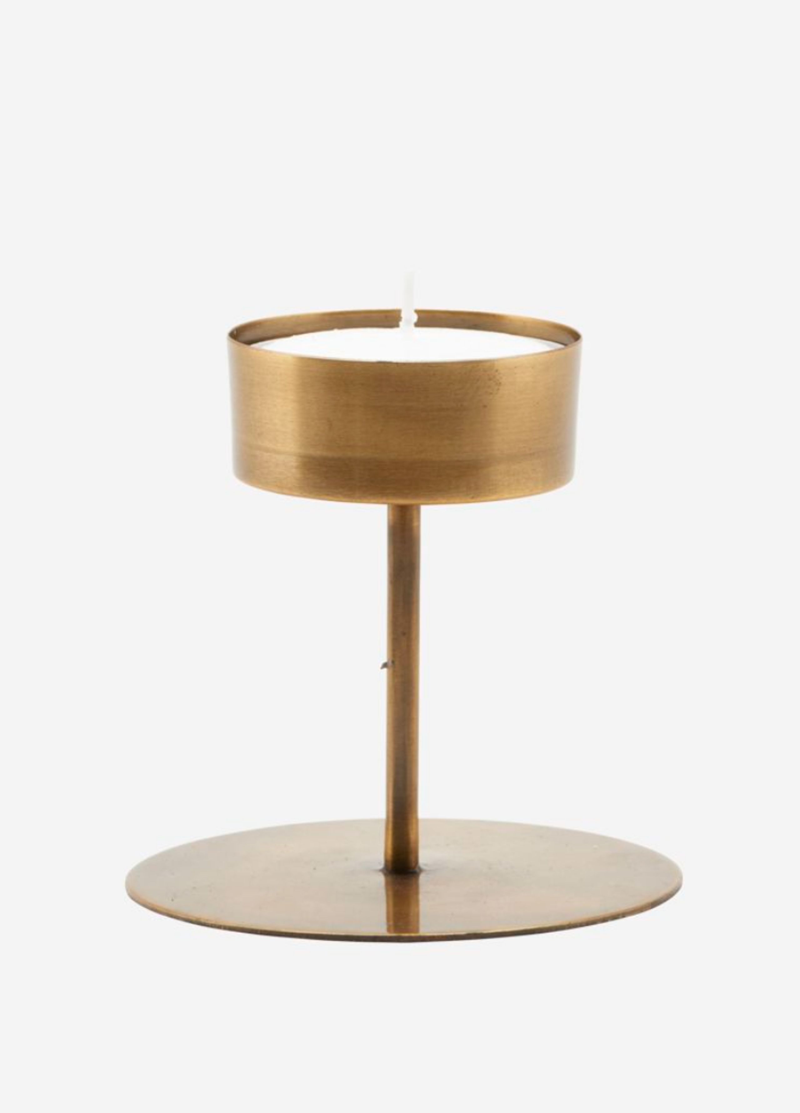 House doctor - Lyseholder - Candle stand - Antique brass