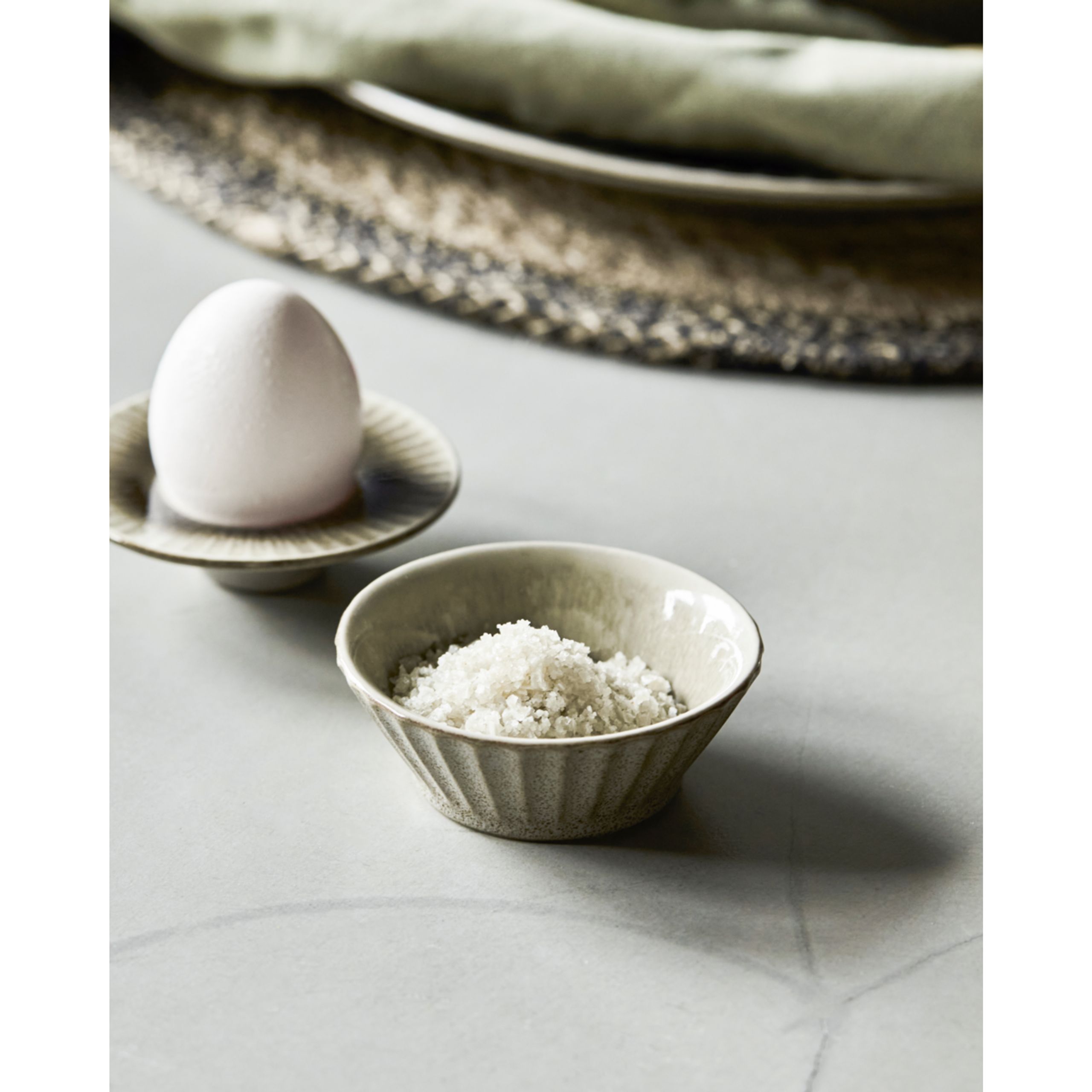 House doctor - Juego de vajilla - HDPleat Collection - Bowl Small, Grå/Brun