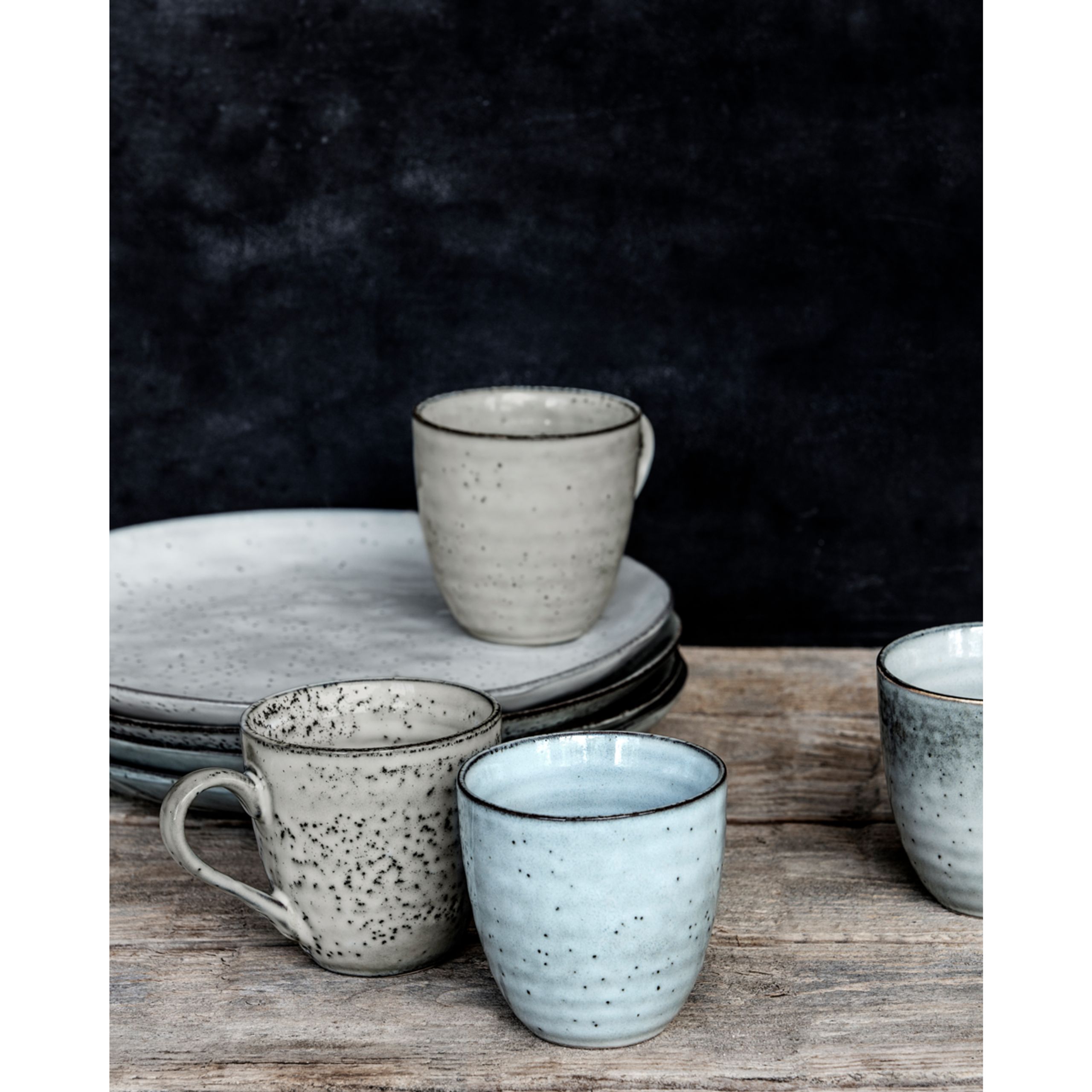 House doctor - Service de table - HDRustic Collection - Cup, Grå/Blå