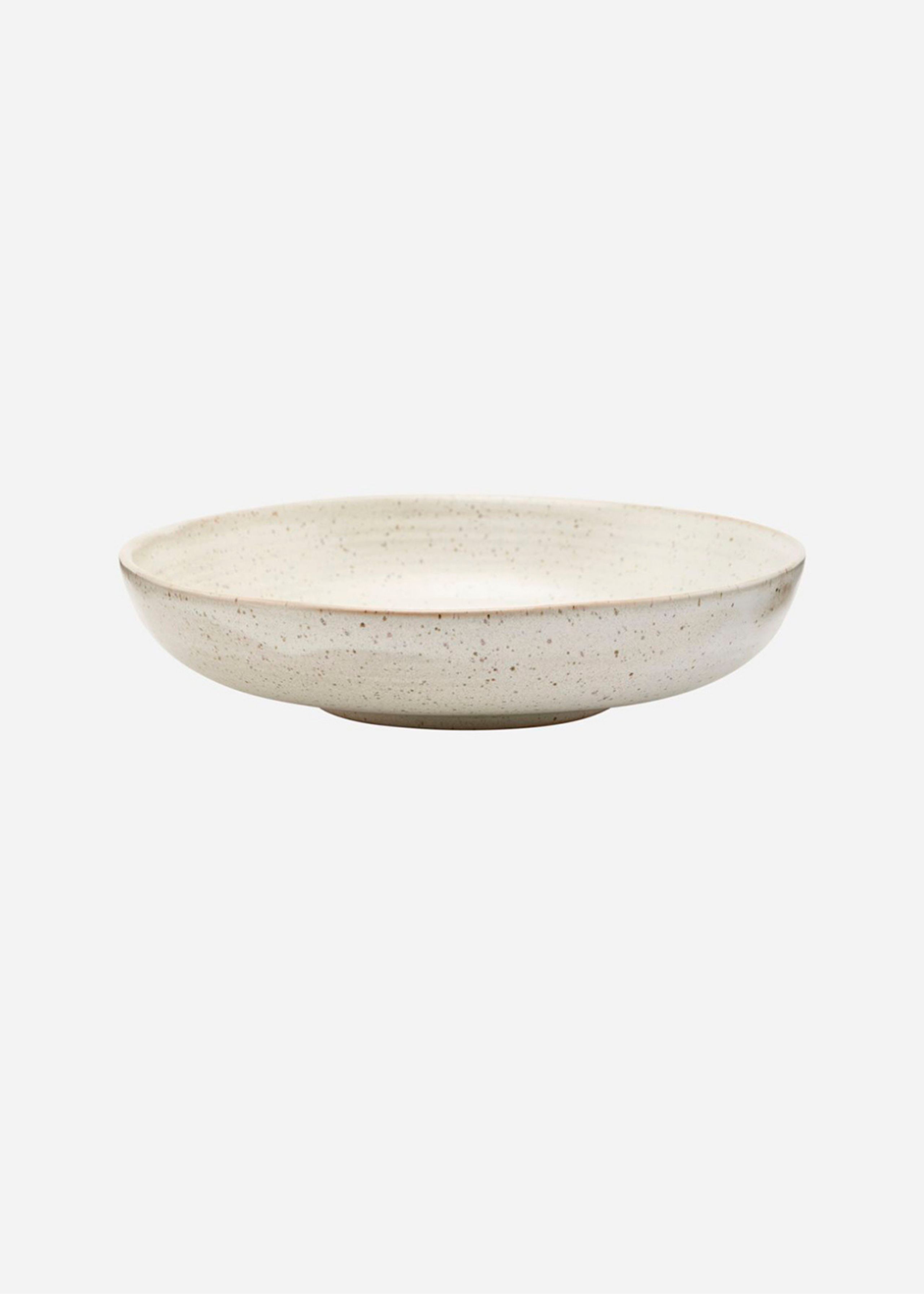 House doctor - Levy - Kagetallerken - House Doctor - Grå/Hvid Skål