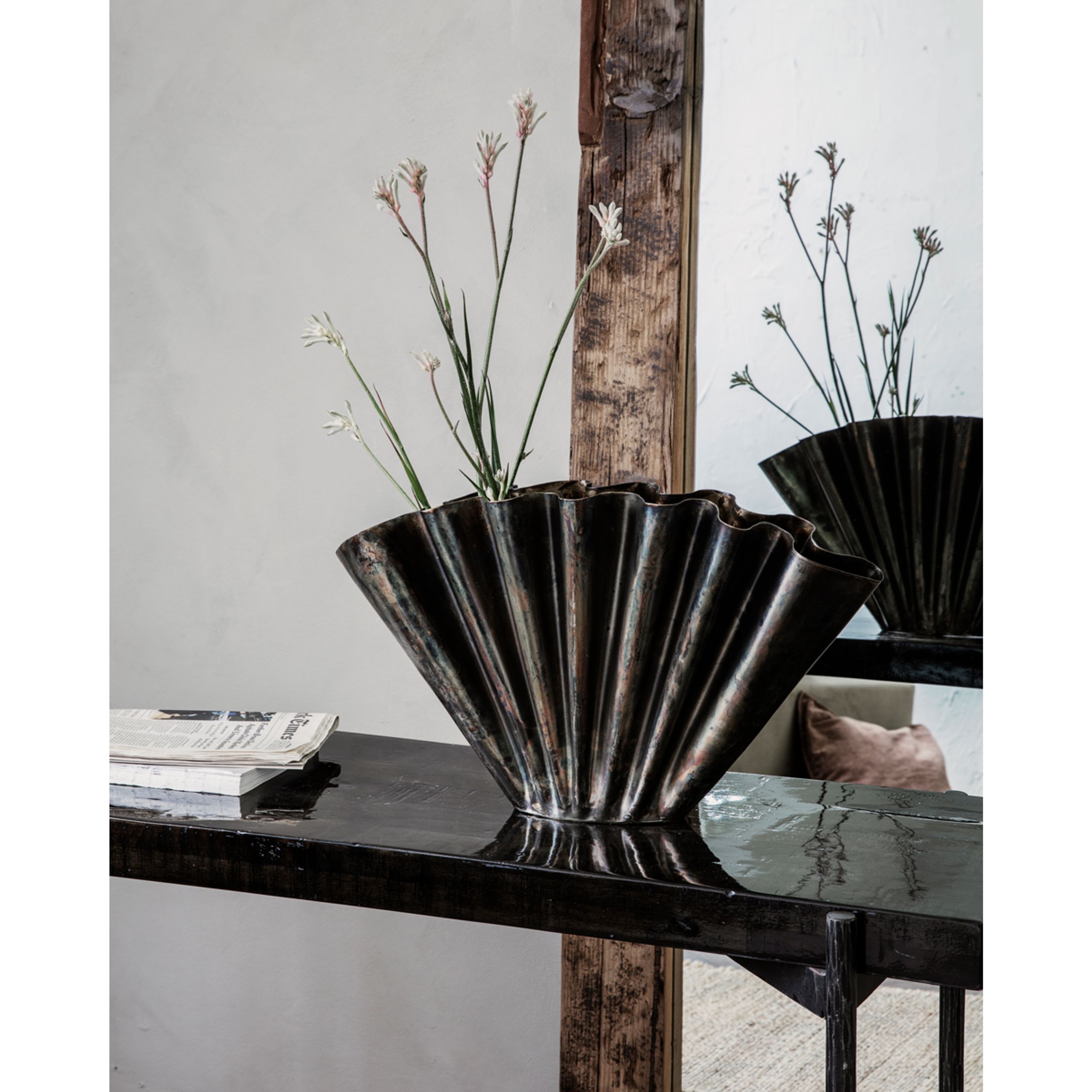 House doctor - Váza - Vase, Hdflood - Antik brun