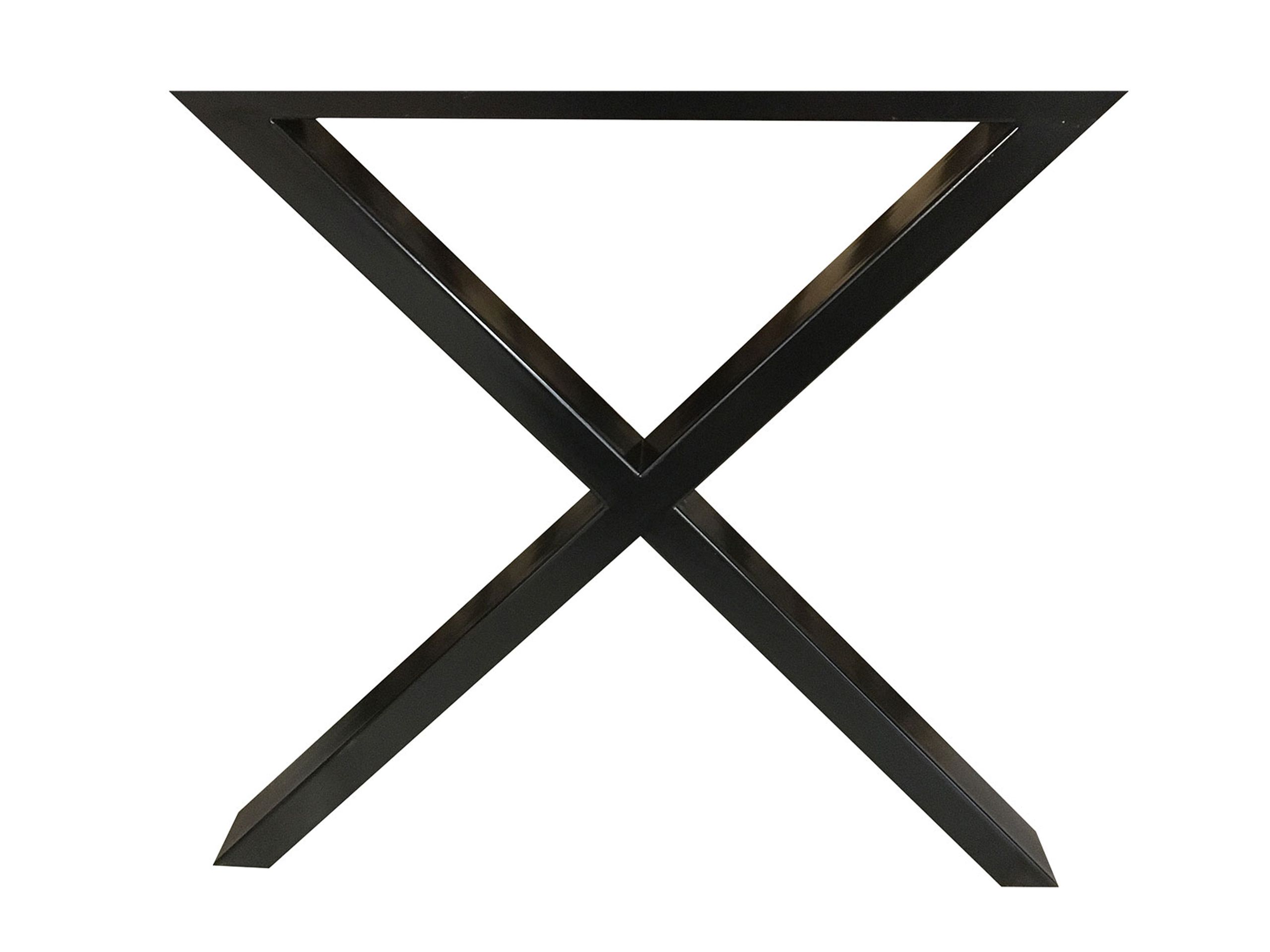 House Of sander - Table Legs - X Base - Black
