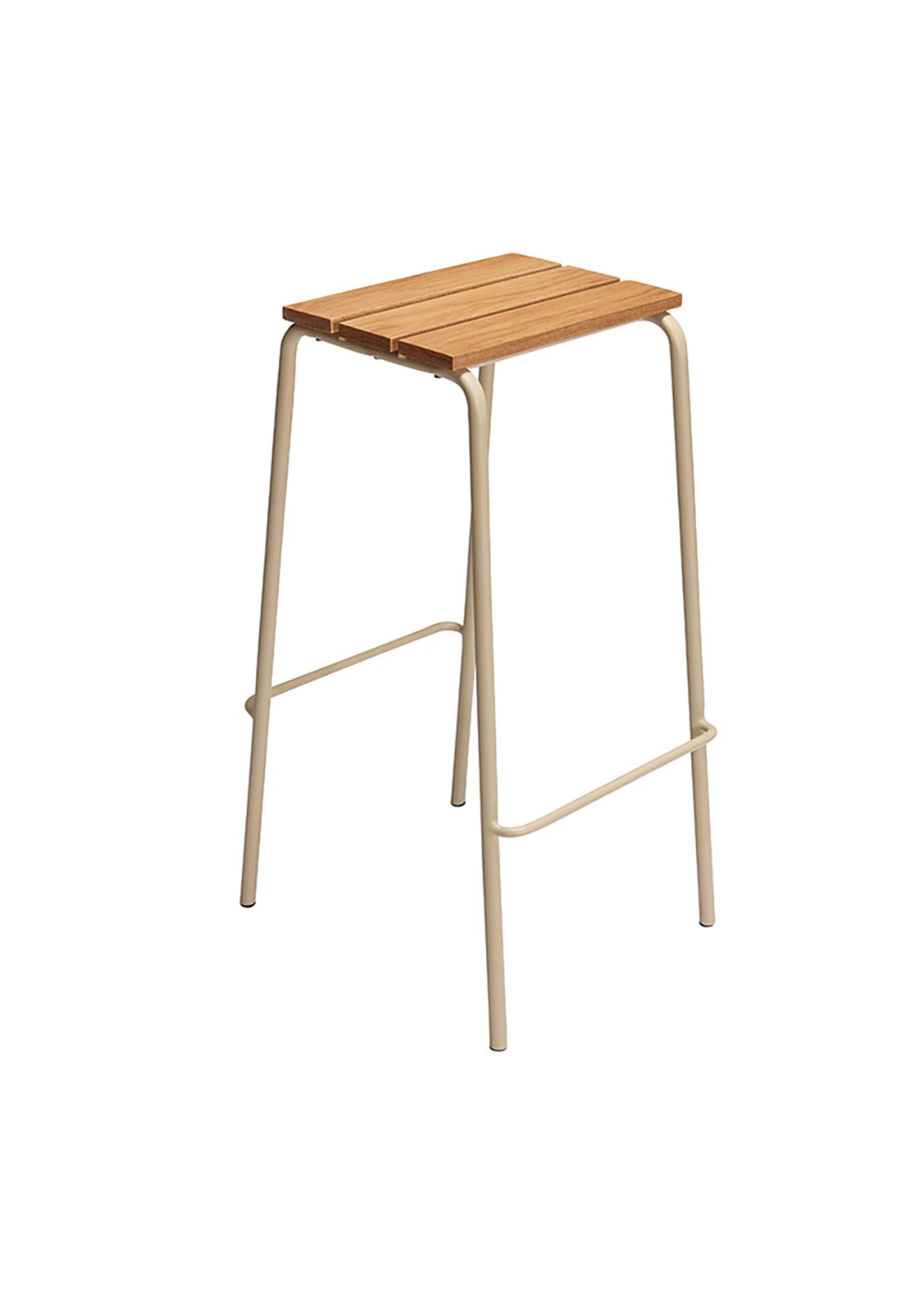 Hübsch - Bar stool - Stilt Bar Stool - Nature / Sand