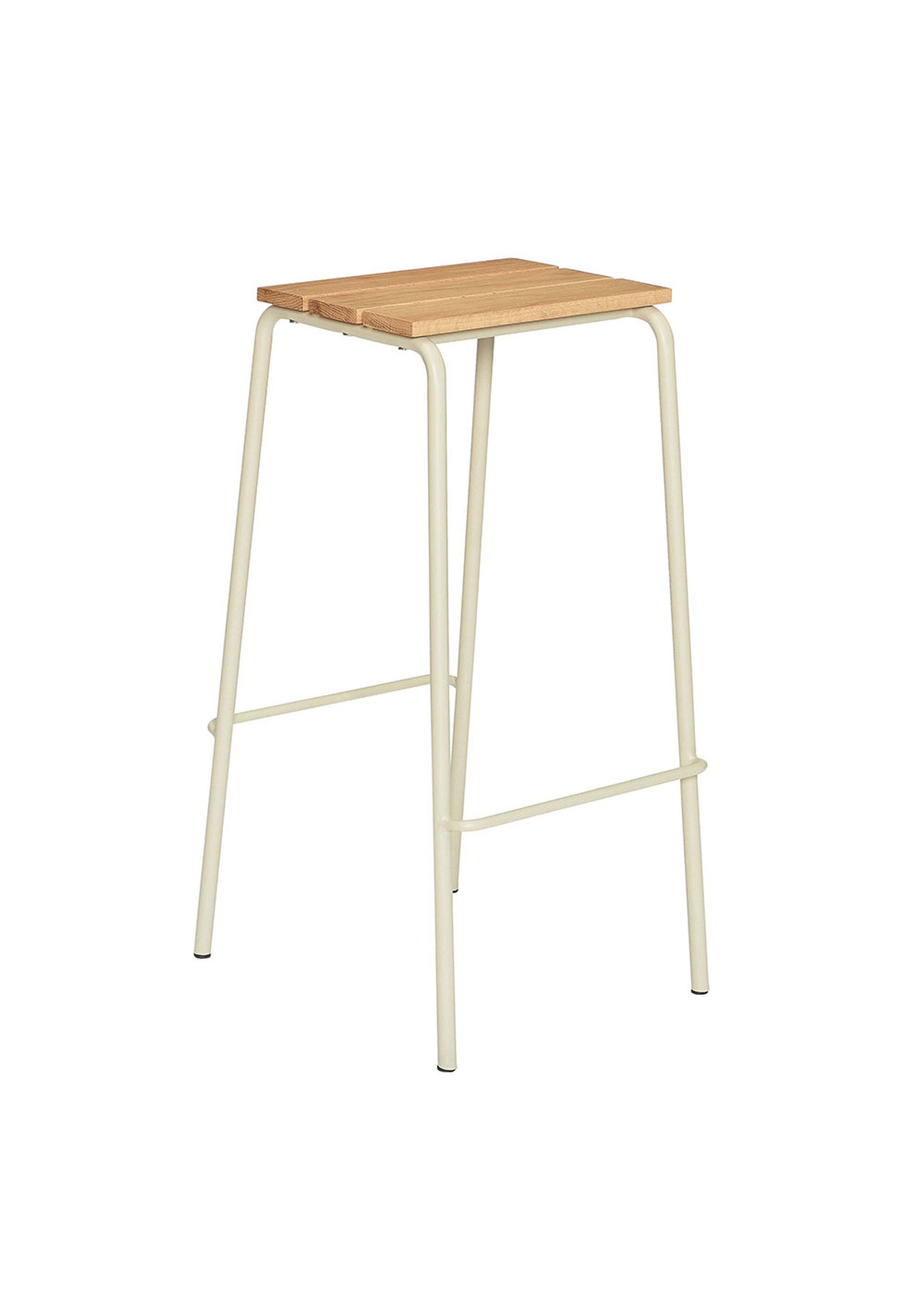 Hübsch - Bar stool - Stilt Bar Stool - Nature / Sand