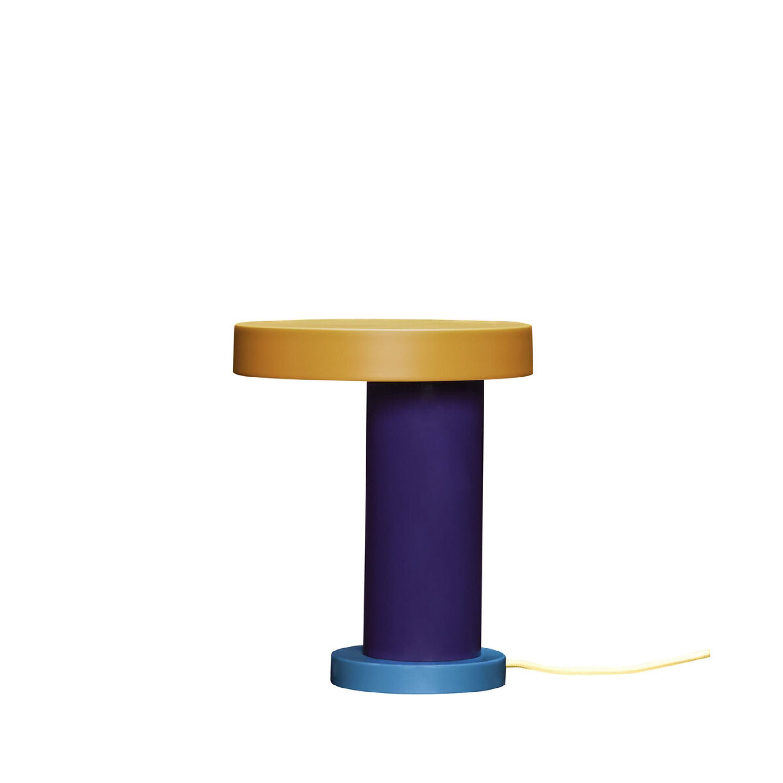 Hübsch - Table Lamp - Magic Table Lamp - Orange/Petrol/Purple