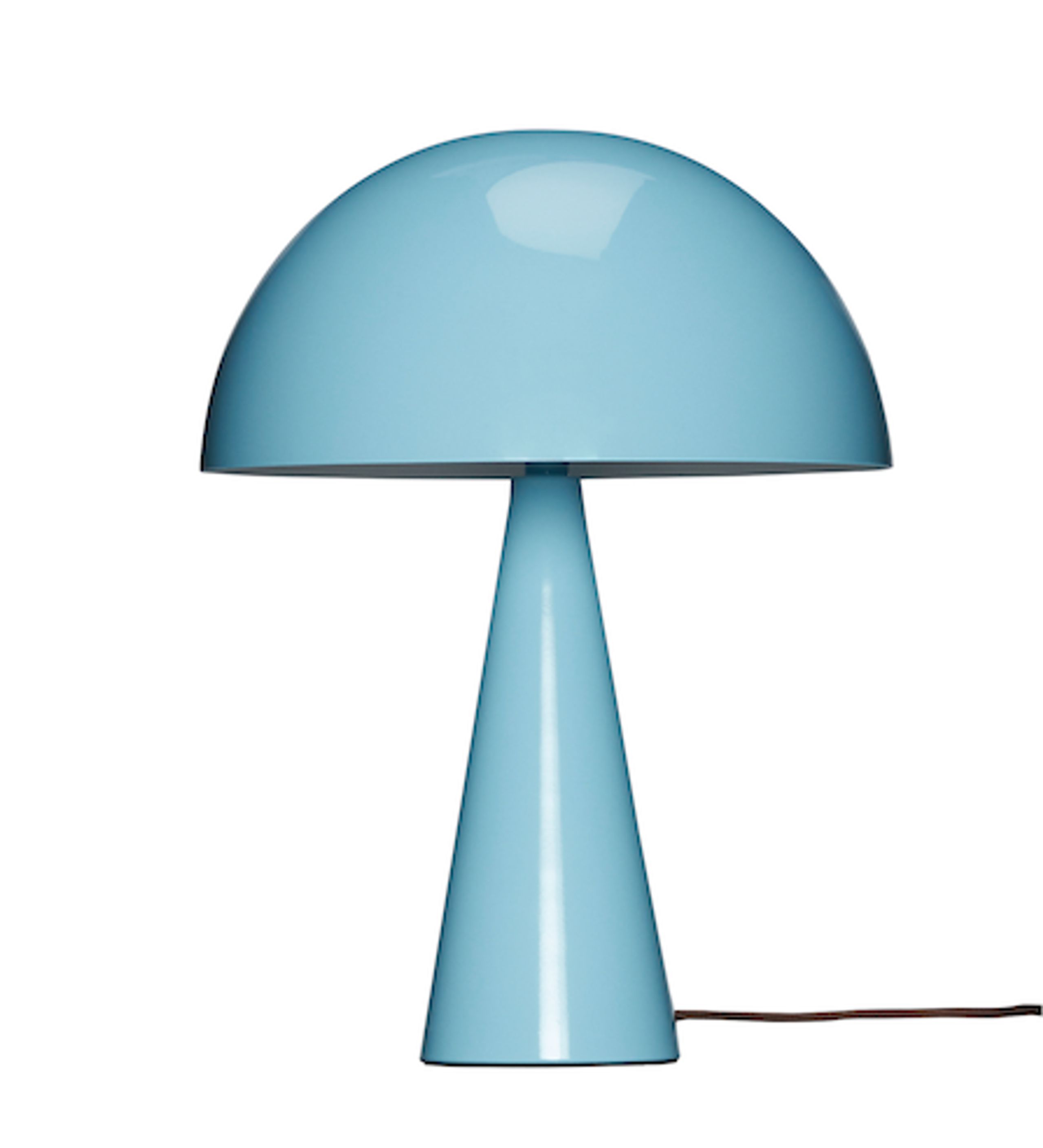 Hübsch - Tafellamp - Mush - Mini - Light blue/Brown