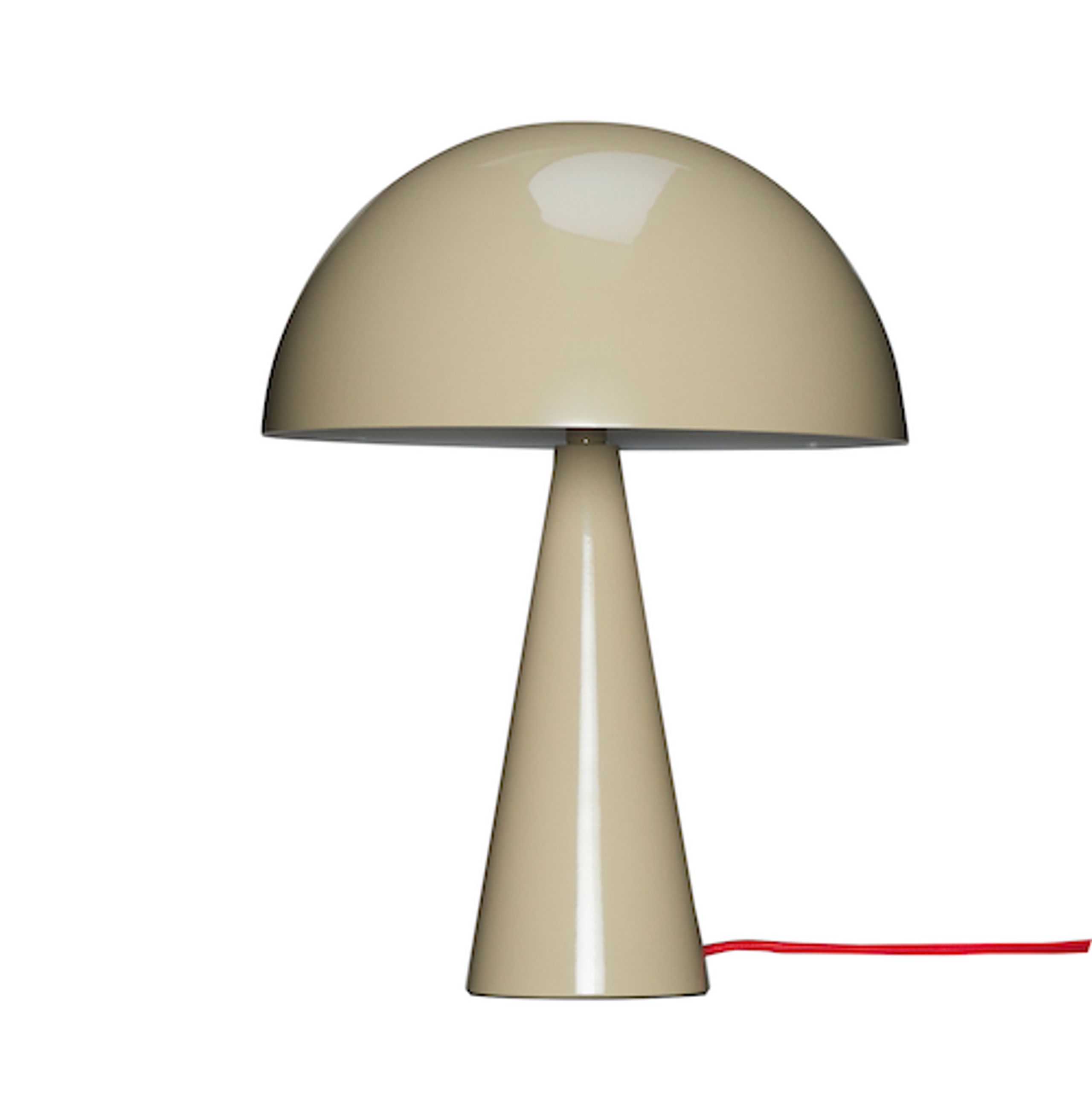 Hübsch - Lampe de table - Mush - Mini - Sand/Red