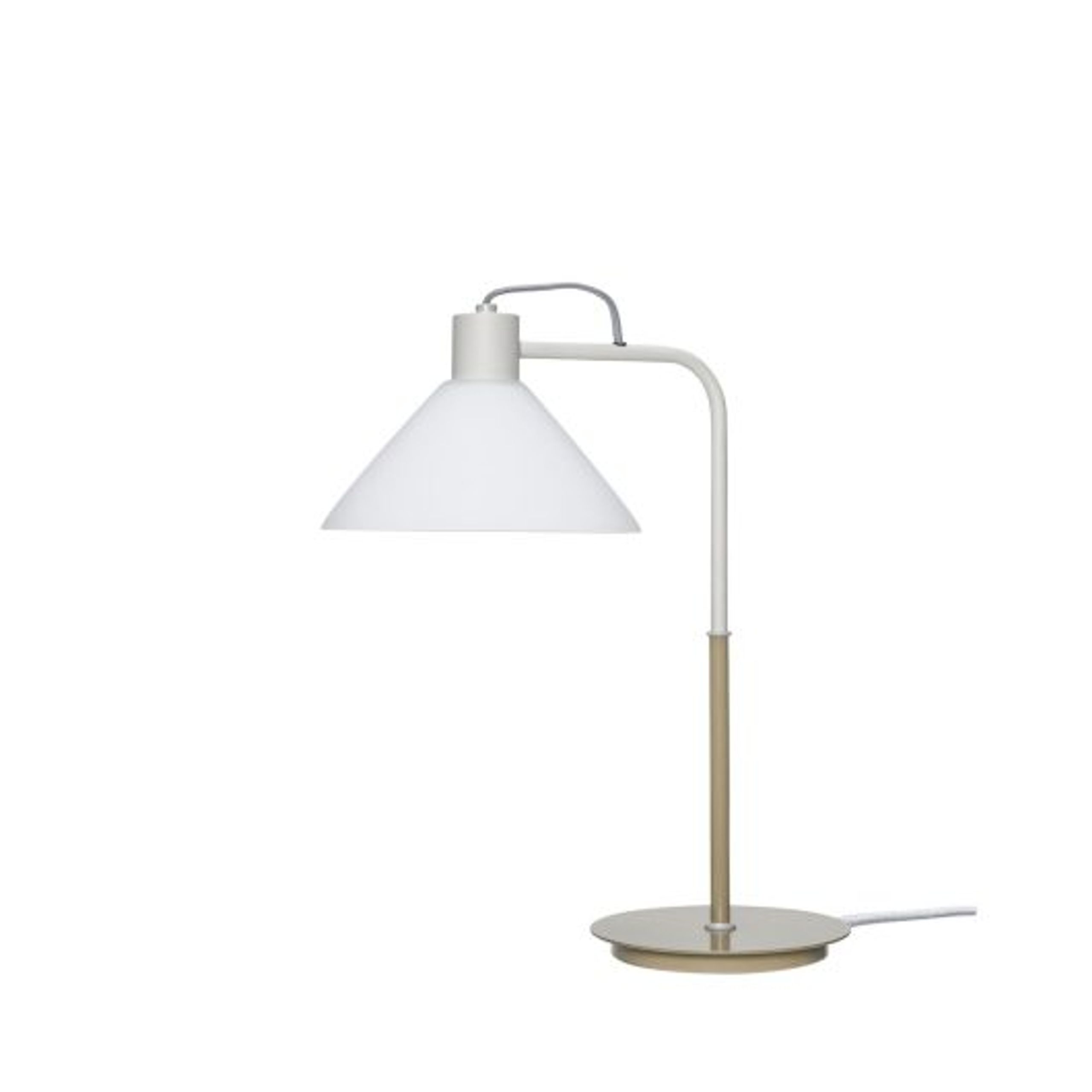 Hübsch - Table Lamp - Spot Table Lamp - Khaki, Sand, White