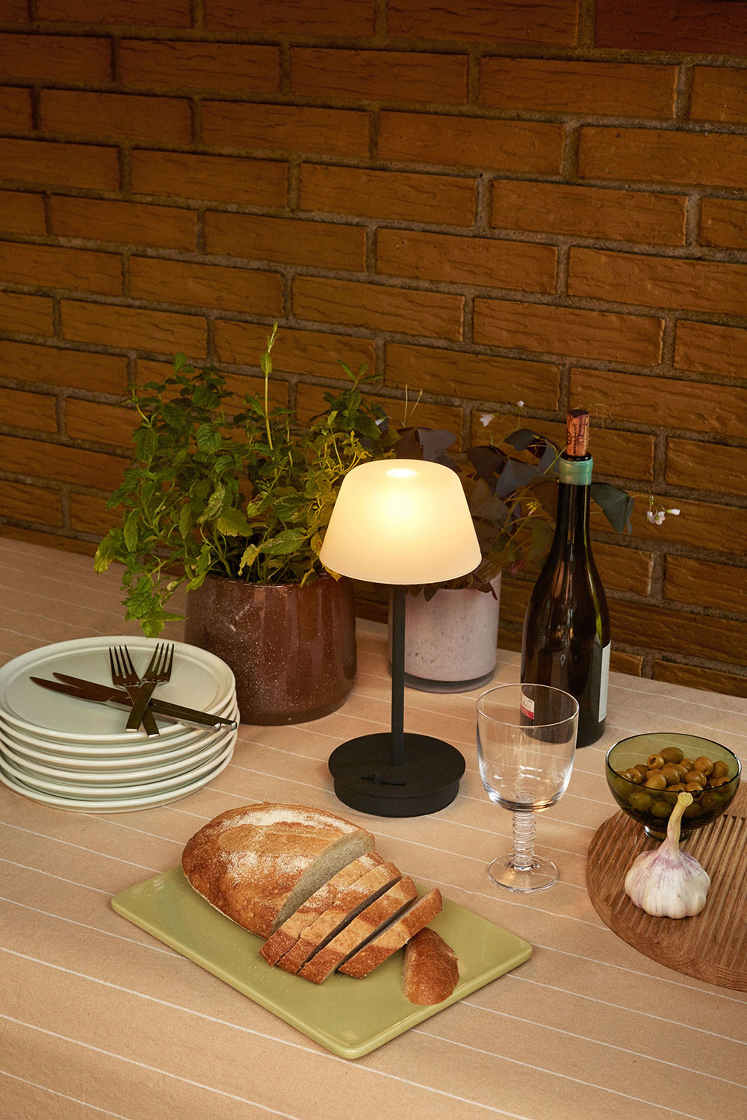 Hübsch - Jupe de table - Amare Trivets (set of 2) - Grand - Vert clair / Marron