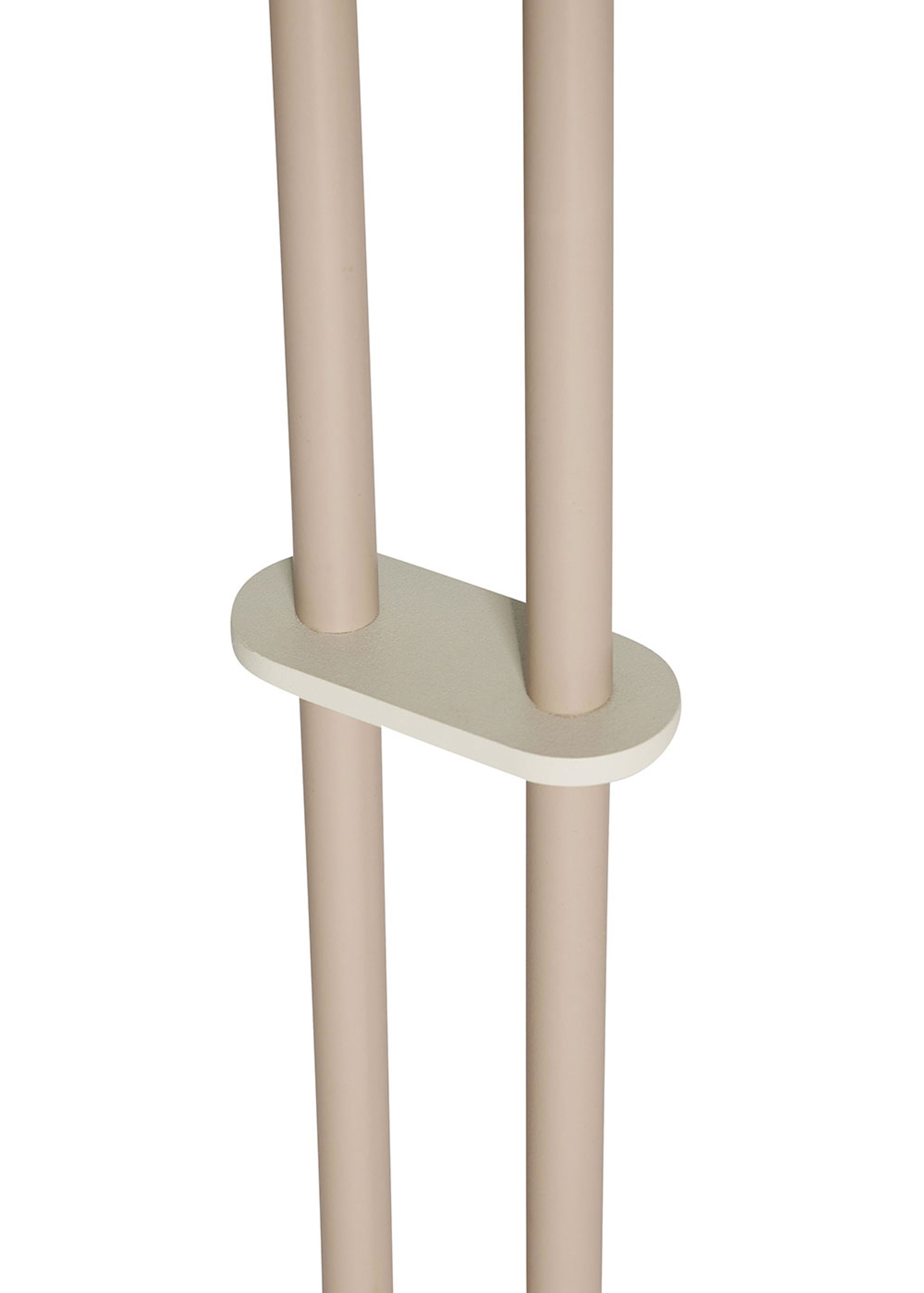 Hübsch - Floor lamp - Como Floor Lamp - Beige / White