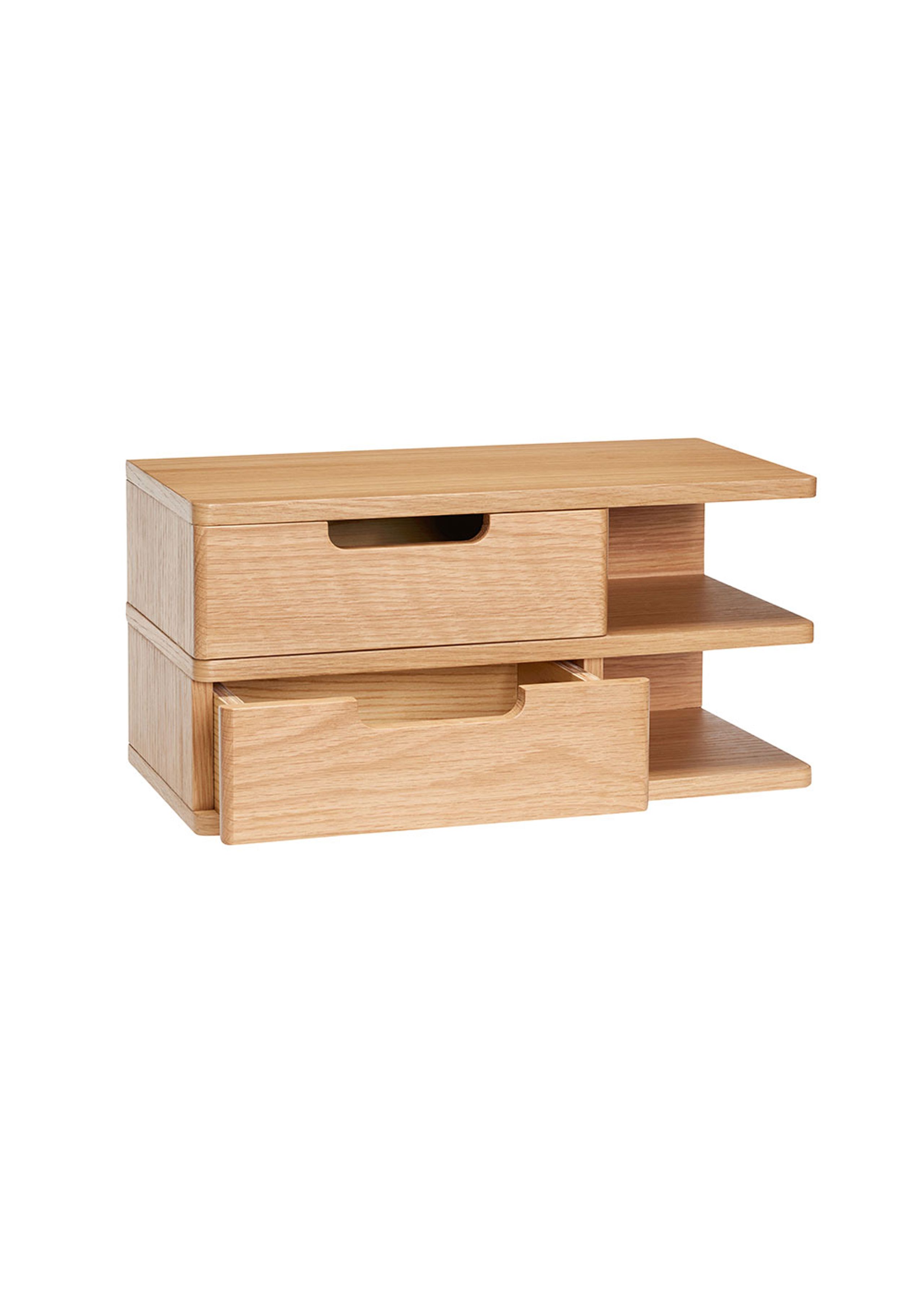 Hübsch - Hylly - Open Wall Shelf/Bedside Table Natural - Luonto