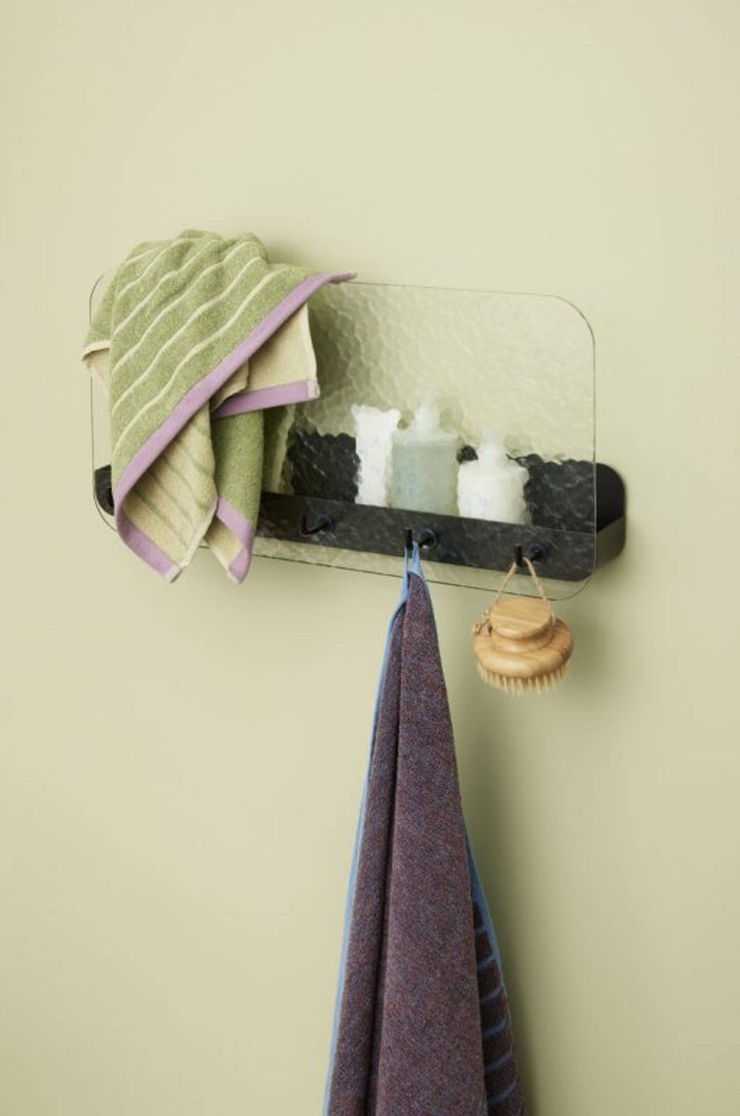 Hübsch - Shelf - Shack Shelf - Textured/Black