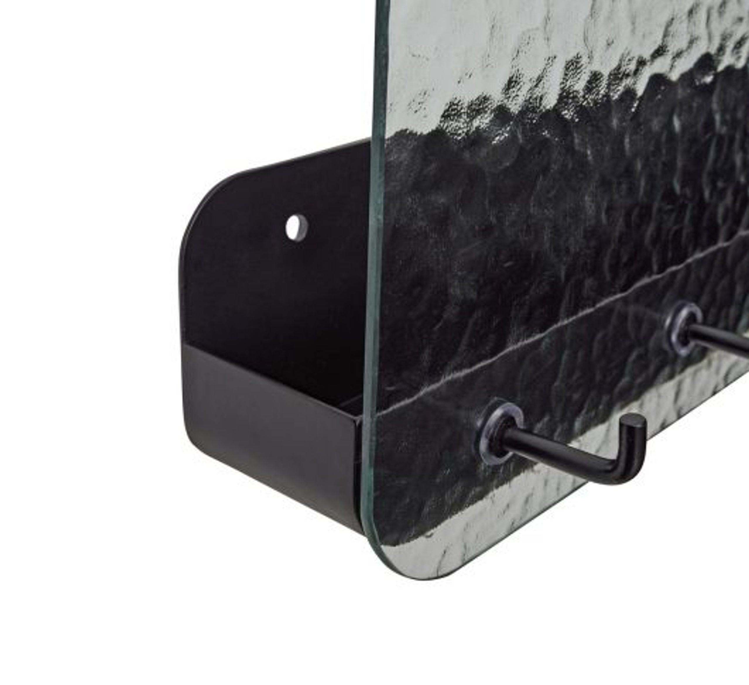 Hübsch - Shelf - Shack Shelf - Textured/Black
