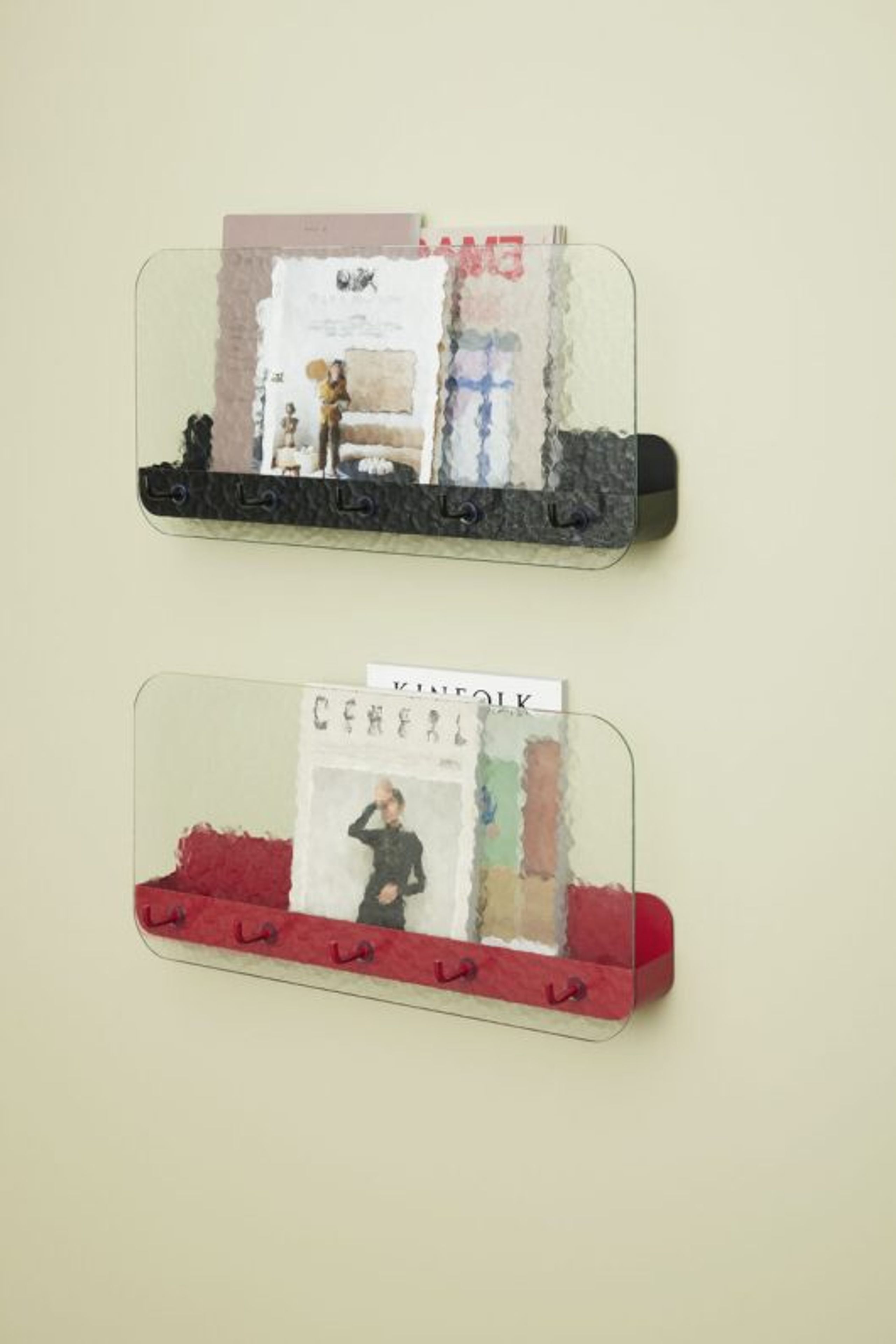 Hübsch - Shelf - Shack Shelf - Textured/Red