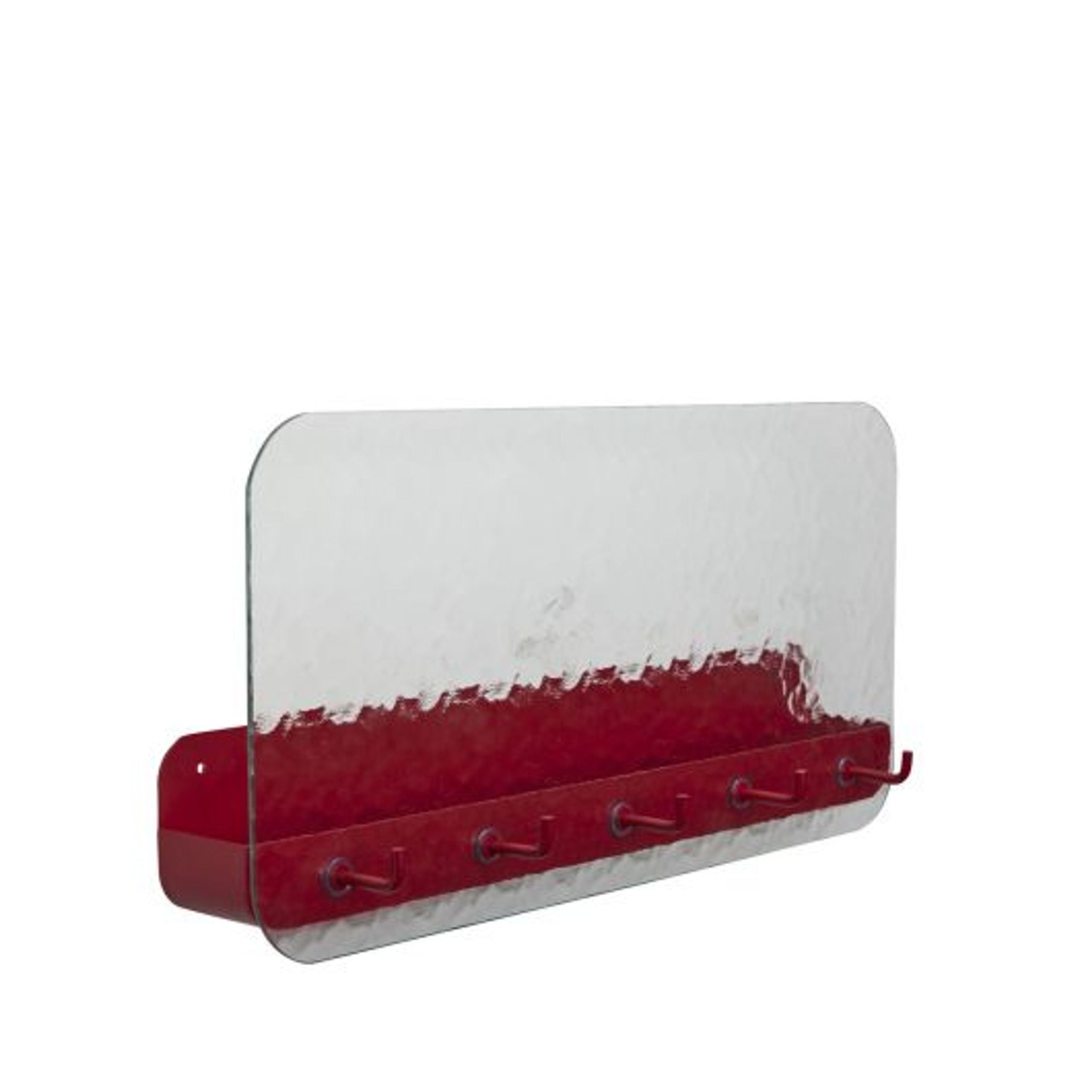 Hübsch - Shelf - Shack Shelf - Textured/Red